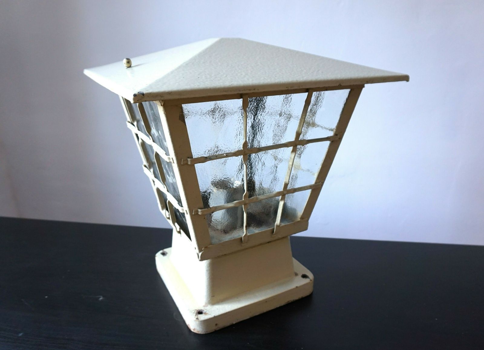 Metal Garden Lamp From The 1960s