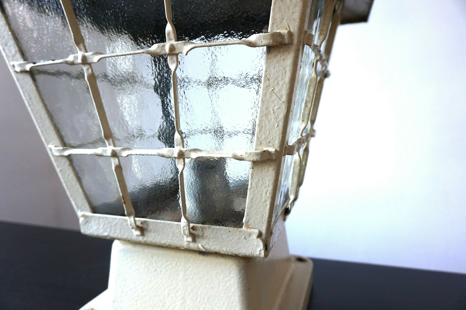 Metal Garden Lamp From The 1960s photo for sale
