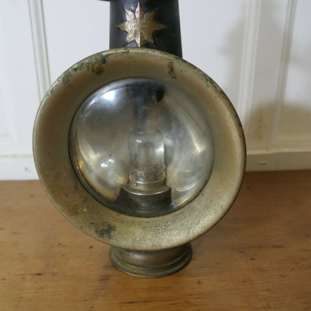A Superb Pair Of French Brass And Iron Carriage Lamps, By Daris photo Lighting