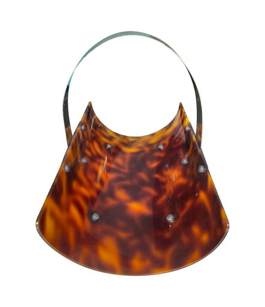 photo buy An Italian 1970s Faux Tortoise Shell And Brass Magazine Rack