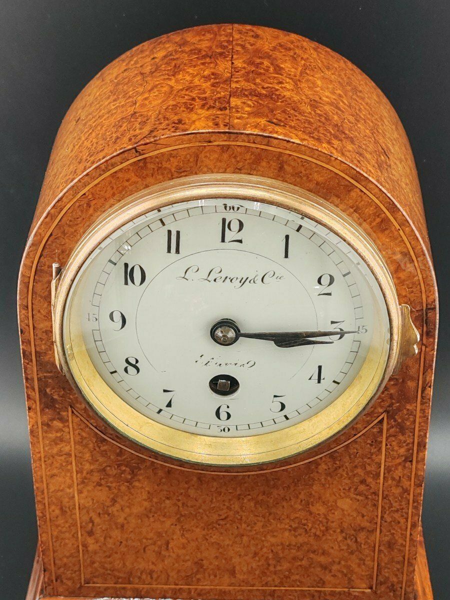 Pendule de voyage L. Leroy & Cie Paris, fin du XIXe siècle photo vinterior