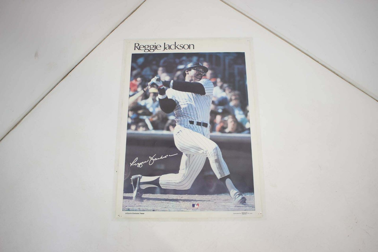 Rare Mlb Poster Reggie Jackson, 1978, United States Of America photo vinterior