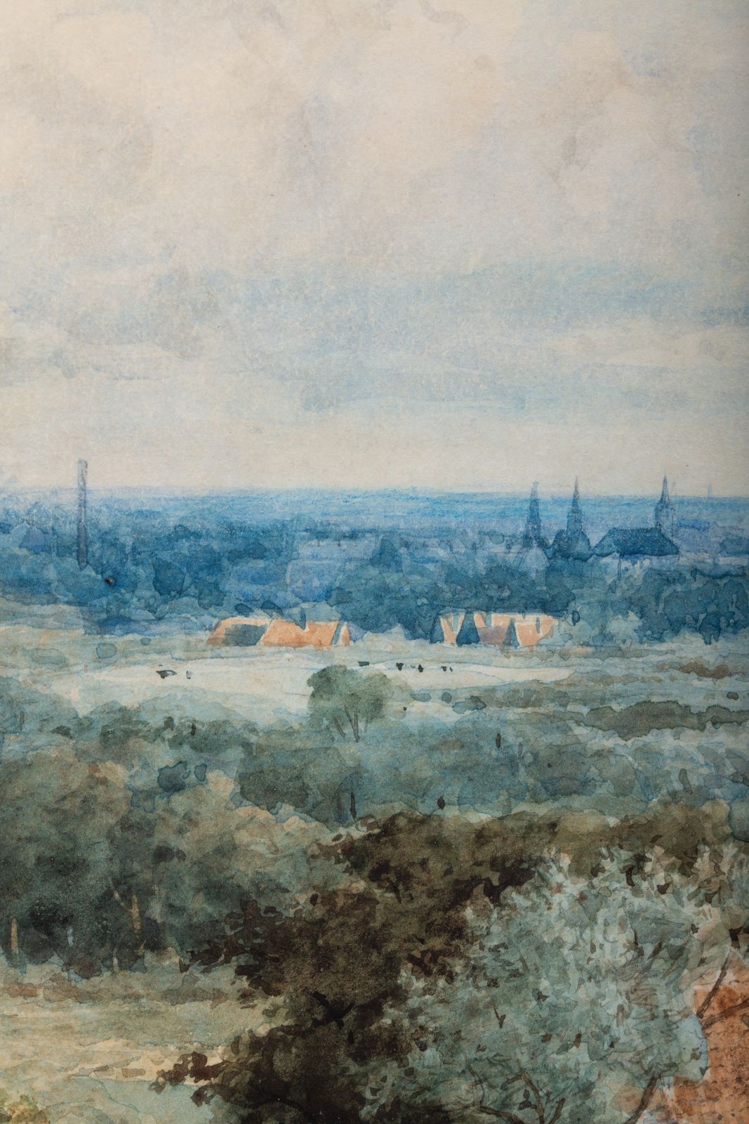 photo for sale 'View Of Haarlem With The St. Bavo' By Johannes Joseph Destrée ( 1827 – 1888 )