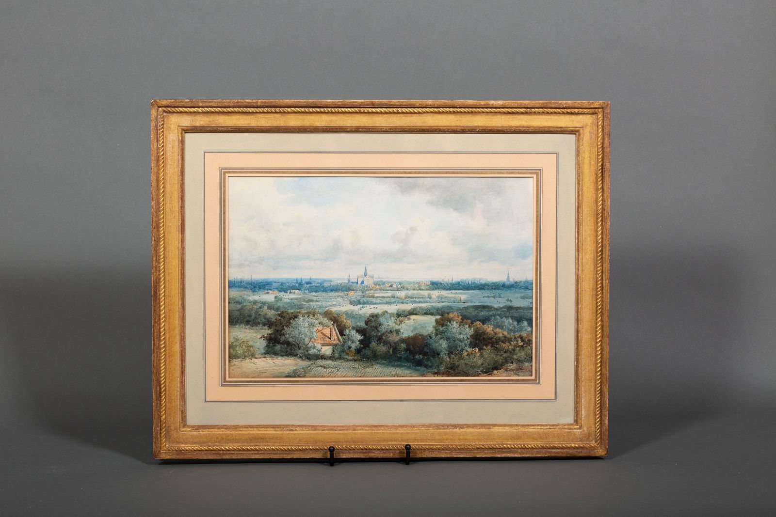 'View Of Haarlem With The St. Bavo' By Johannes Joseph Destrée ( 1827 – 1888 ) photo for sale