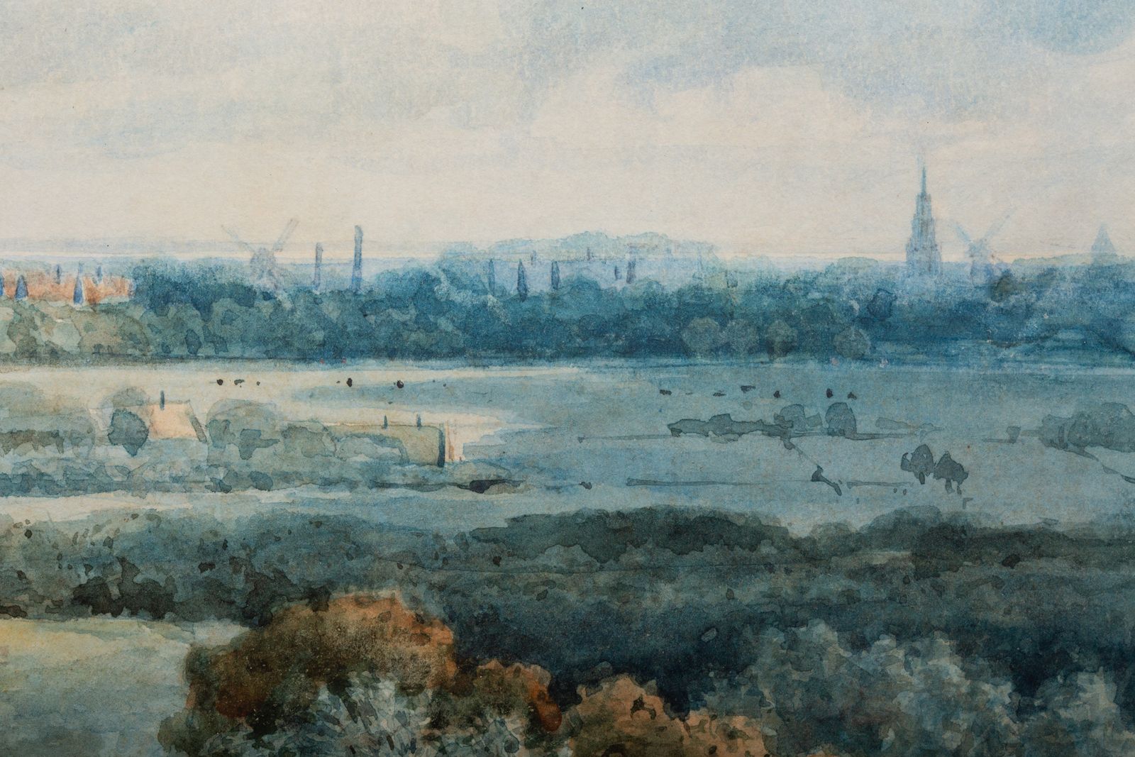 photo buy 'View Of Haarlem With The St. Bavo' By Johannes Joseph Destrée ( 1827 – 1888 )