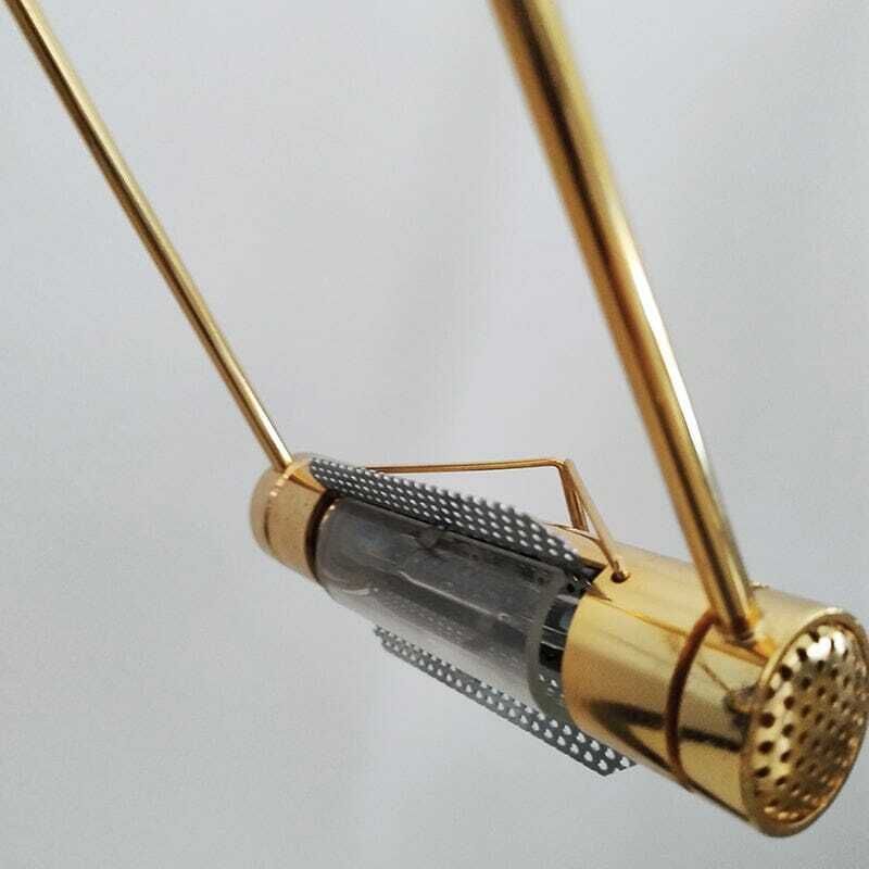 1970s Gorgeous Pendant Lamp In Brass By Cattaneo. Made In Italy photo buy