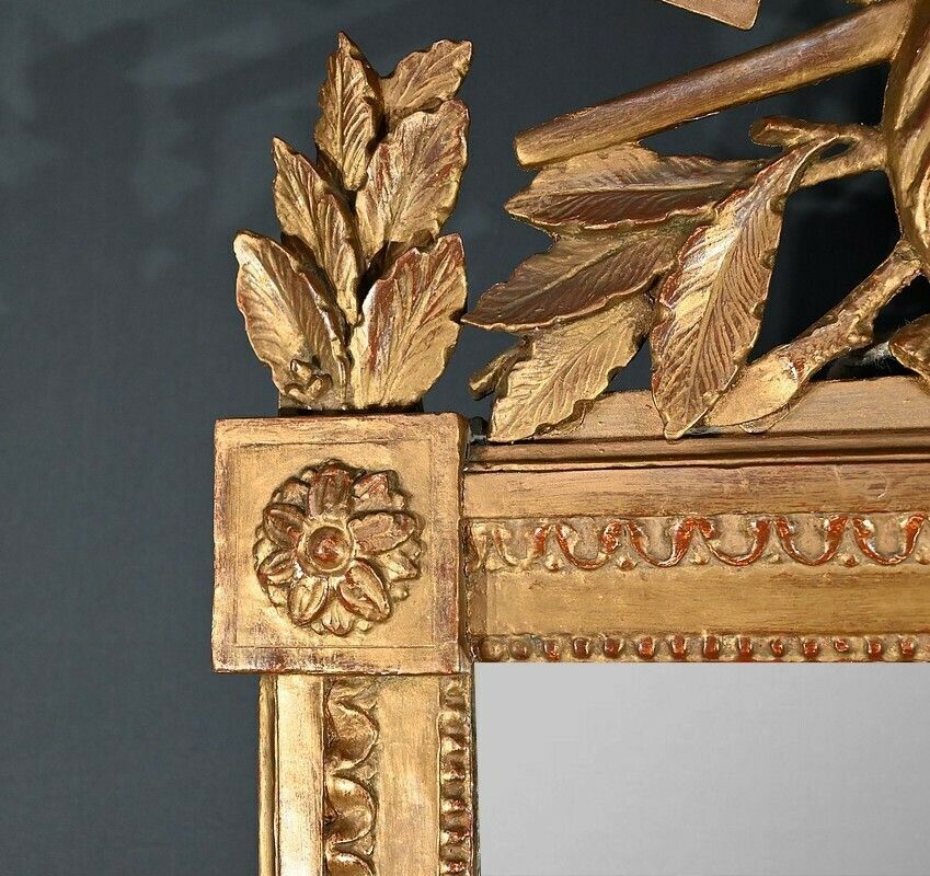 Important Gilded Wood Mirror, Louis XV Period – 1768 photo buy