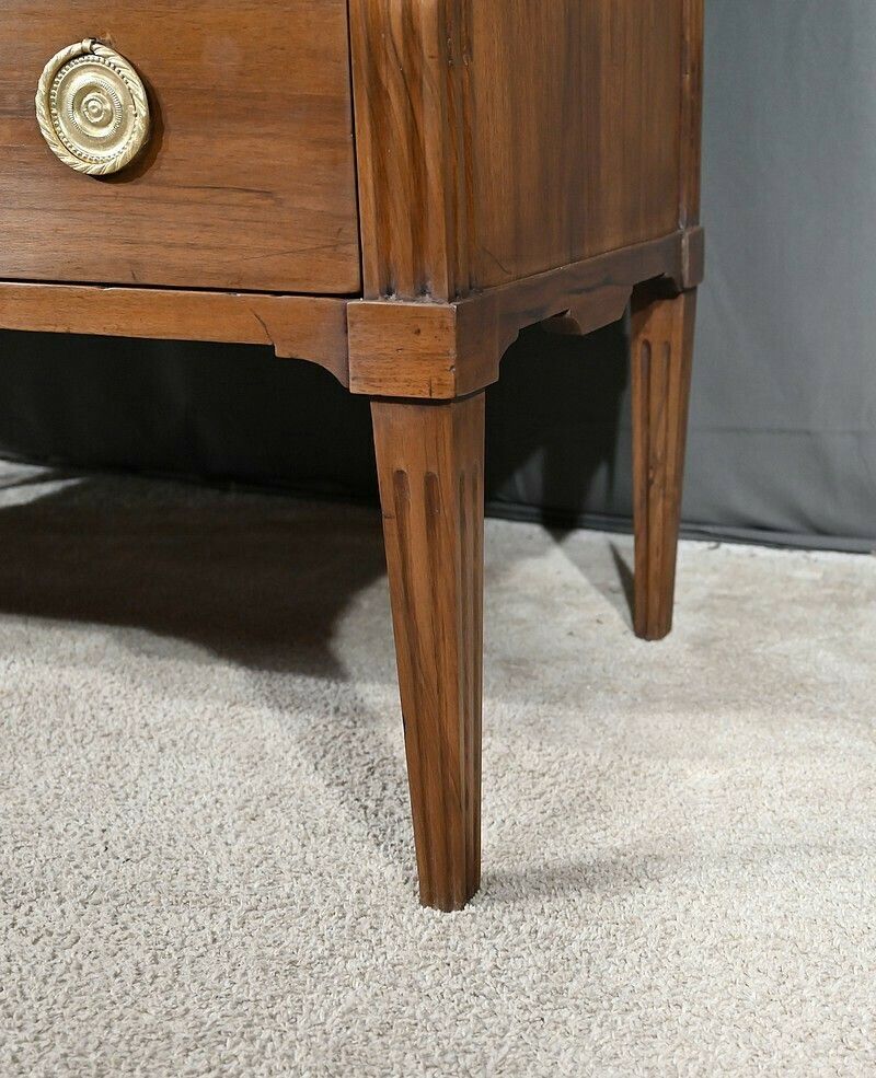 photo for sale Sauteuse Chest Of Drawers In Walnut, Louis XVI Period – Late 18th Century