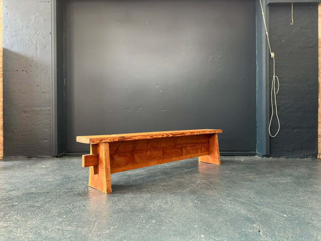 Large Pine Bench photo furniture