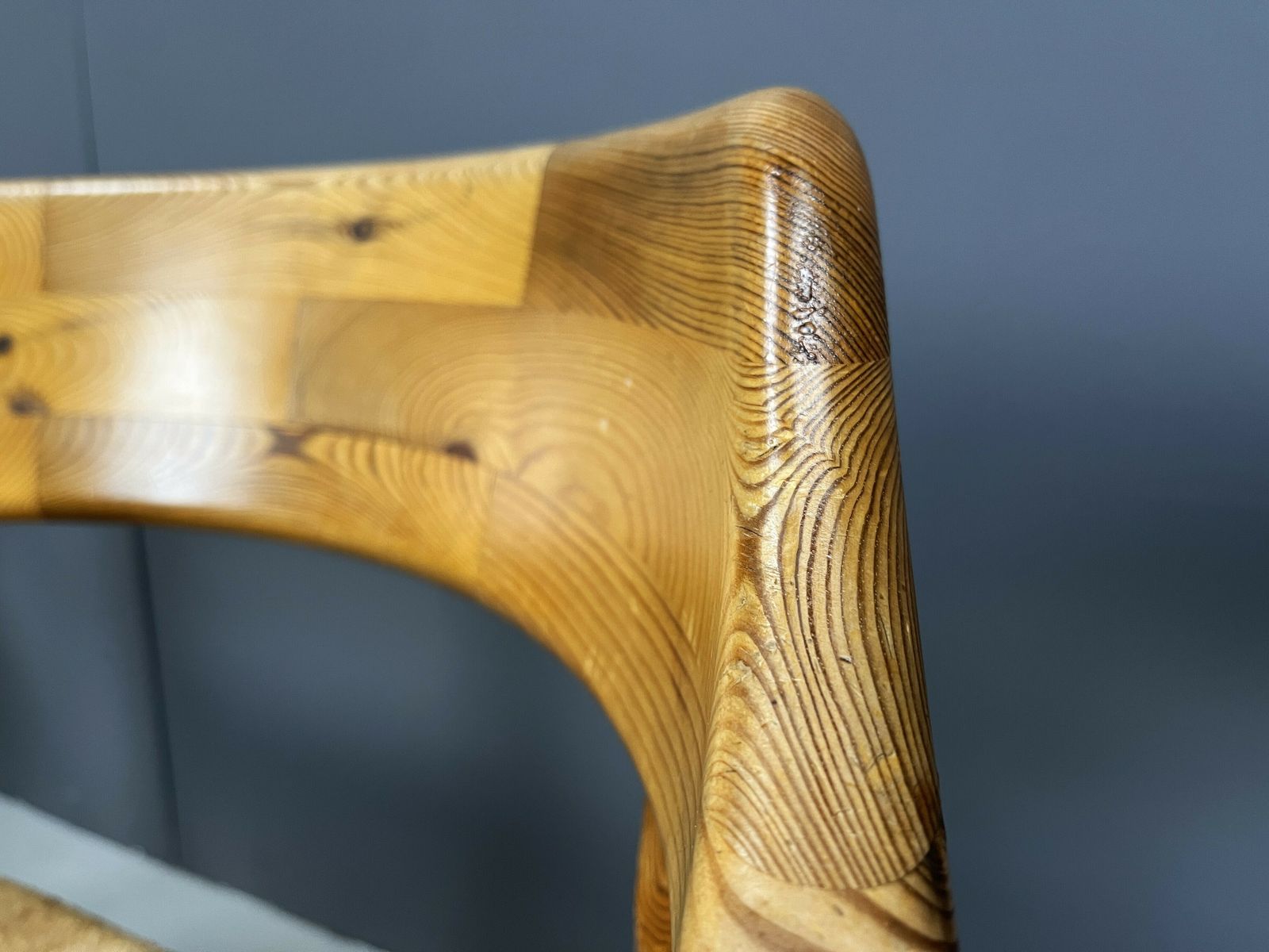 photo for sale Rainer Daumiller Pine Wood Dining Chairs For Hirtshals Savvaerk   Set Of 4   1970s
