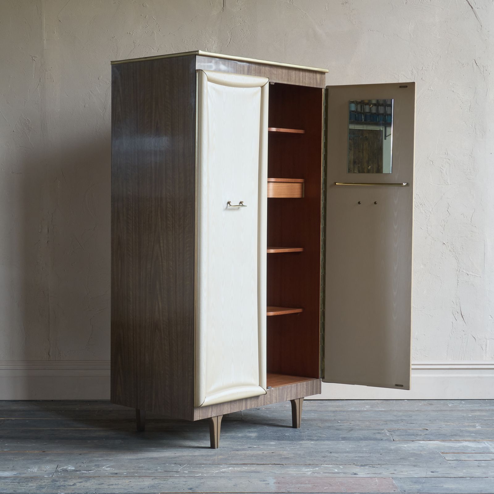 1960s Italian Style Single Wardrobe By Stonehill Furniture photo 520.0