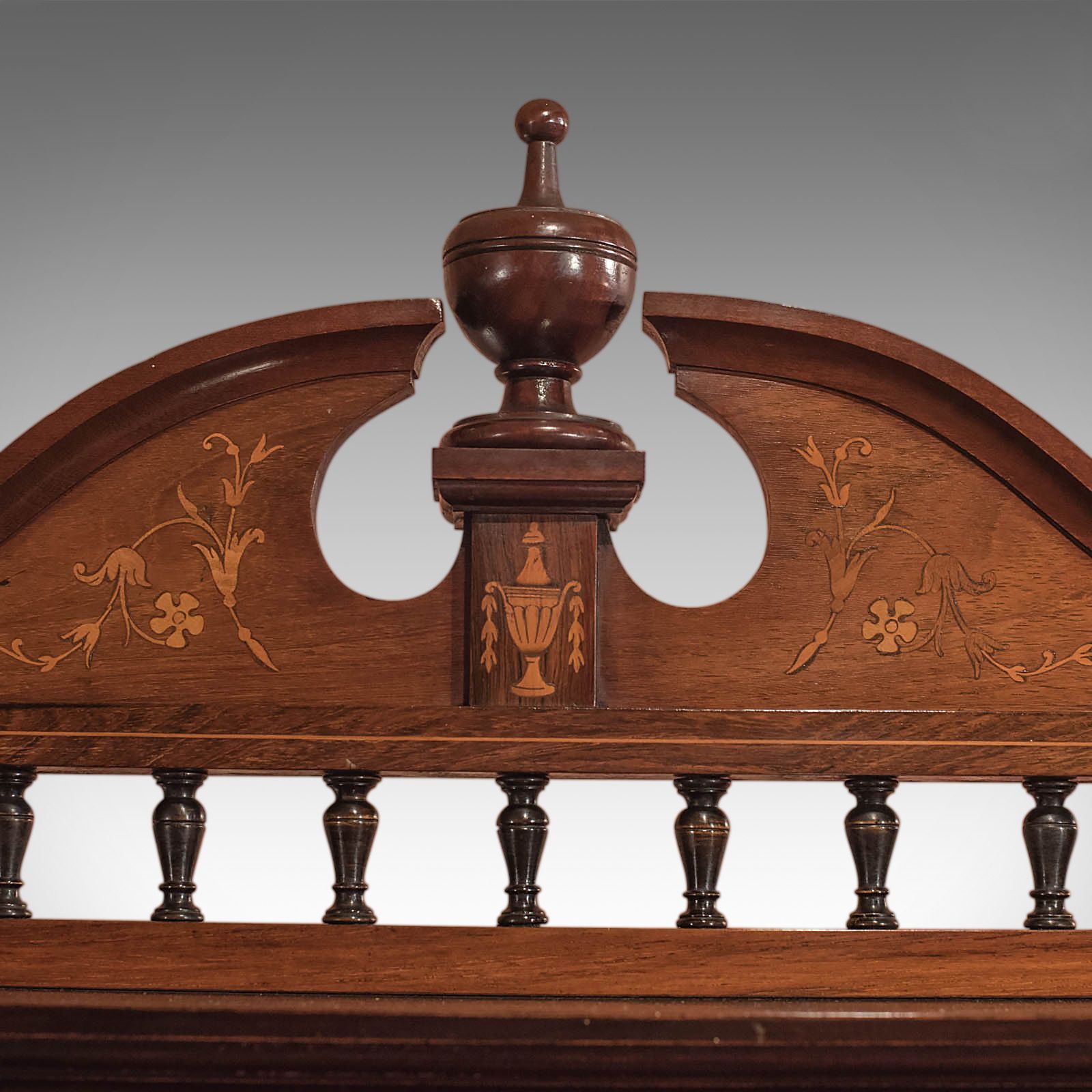 Antique Sideboard, Edwardian, Rosewood, Mirror Back Cabinet, Credenza C1910  photo buy