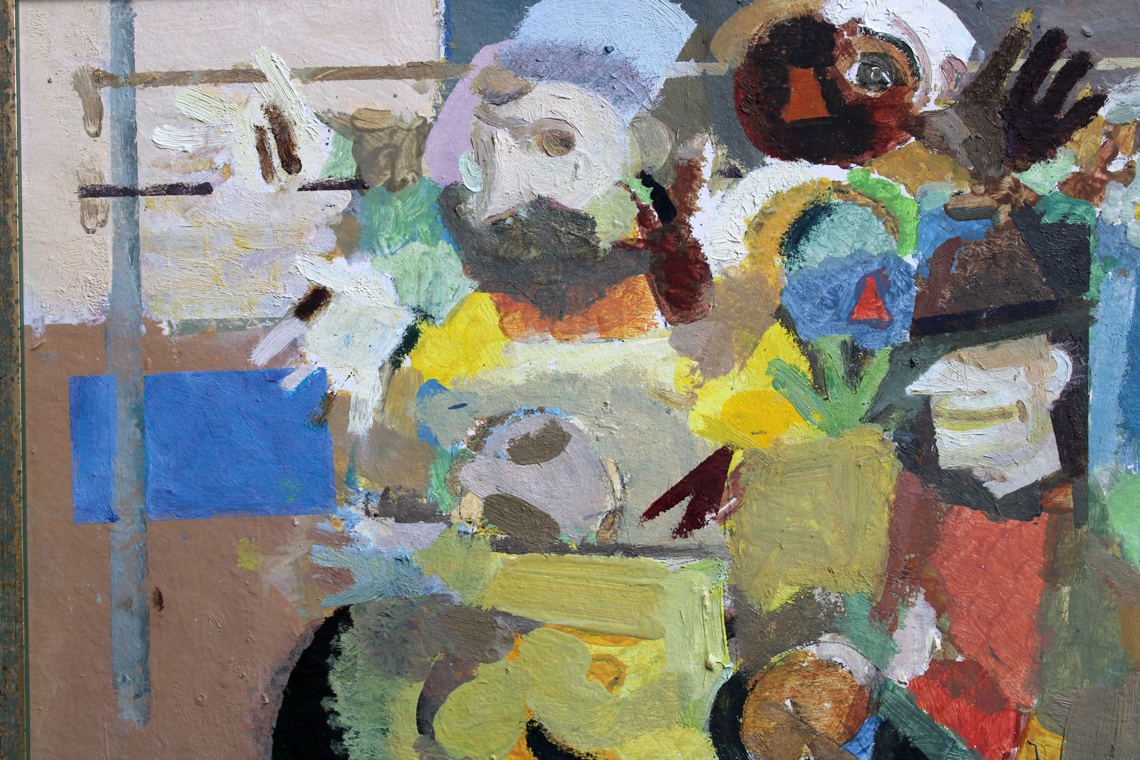 Victor Karnauh An Empty Game. Oil On Canvas, 42, 5 X 58, 5 Cm photo for sale