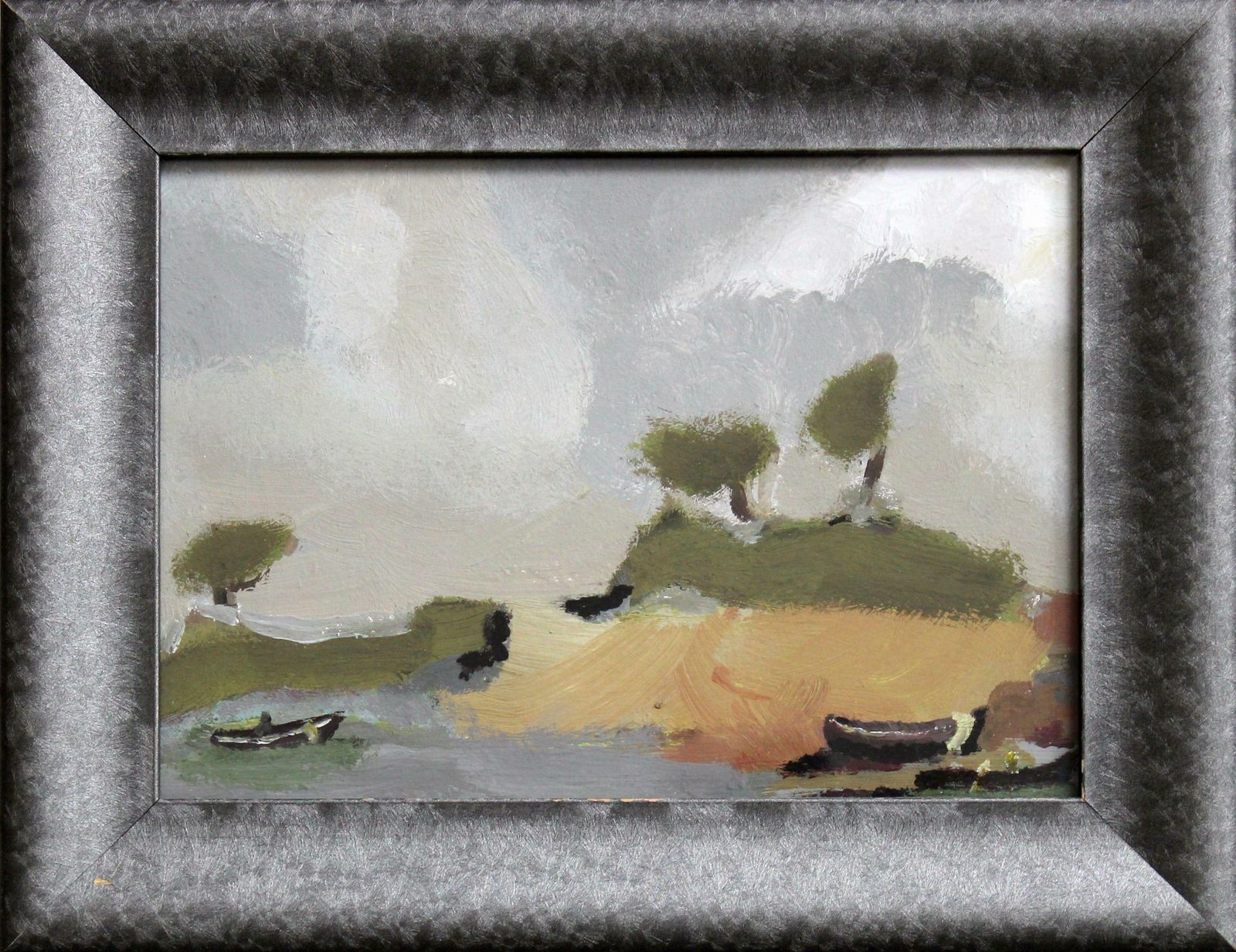 Victor Karnauh Landscape. Oil On Canvas, 14x20 Cm photo furniture