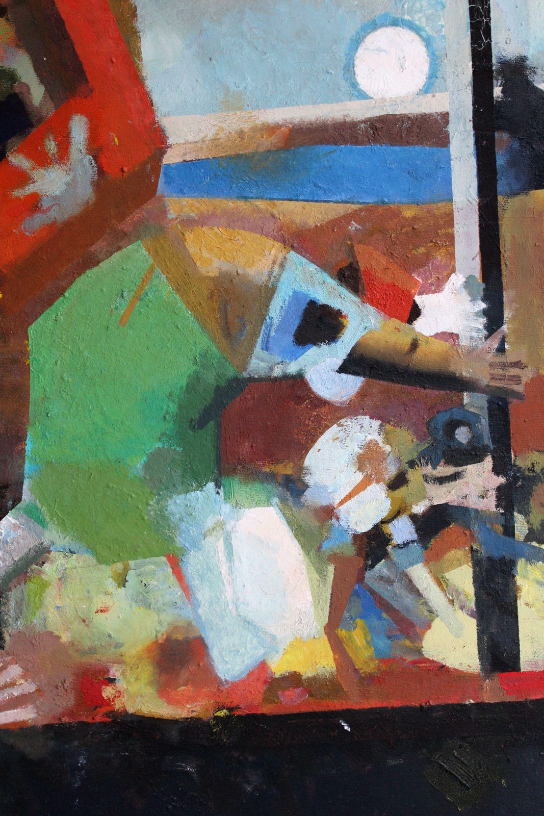 Victor Karnauh A Dump. Oil On Canvas, 100x100 Cm £2,061.30 photo for sale