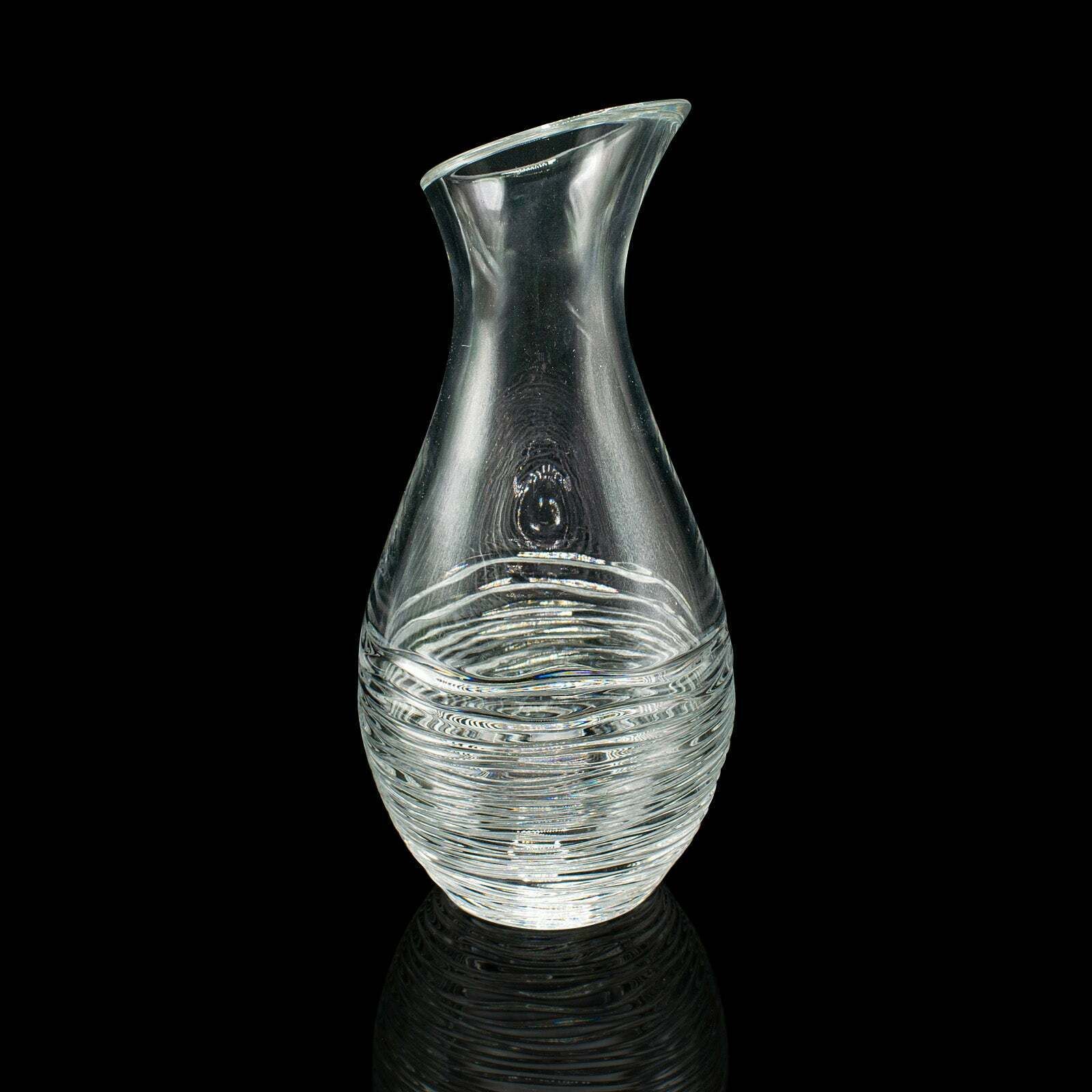 Vintage Lemonade Refresher, Italian, Glass, Serving Ewer, Decanter, Circa 1970