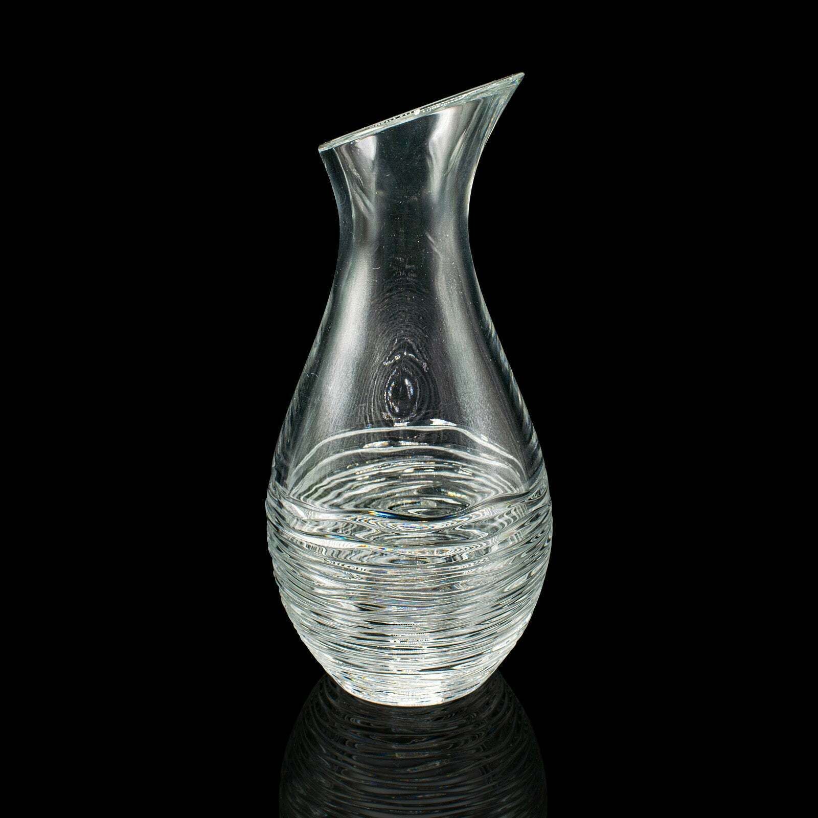 Vintage Lemonade Refresher, Italian, Glass, Serving Ewer, Decanter, Circa 1970 photo for sale