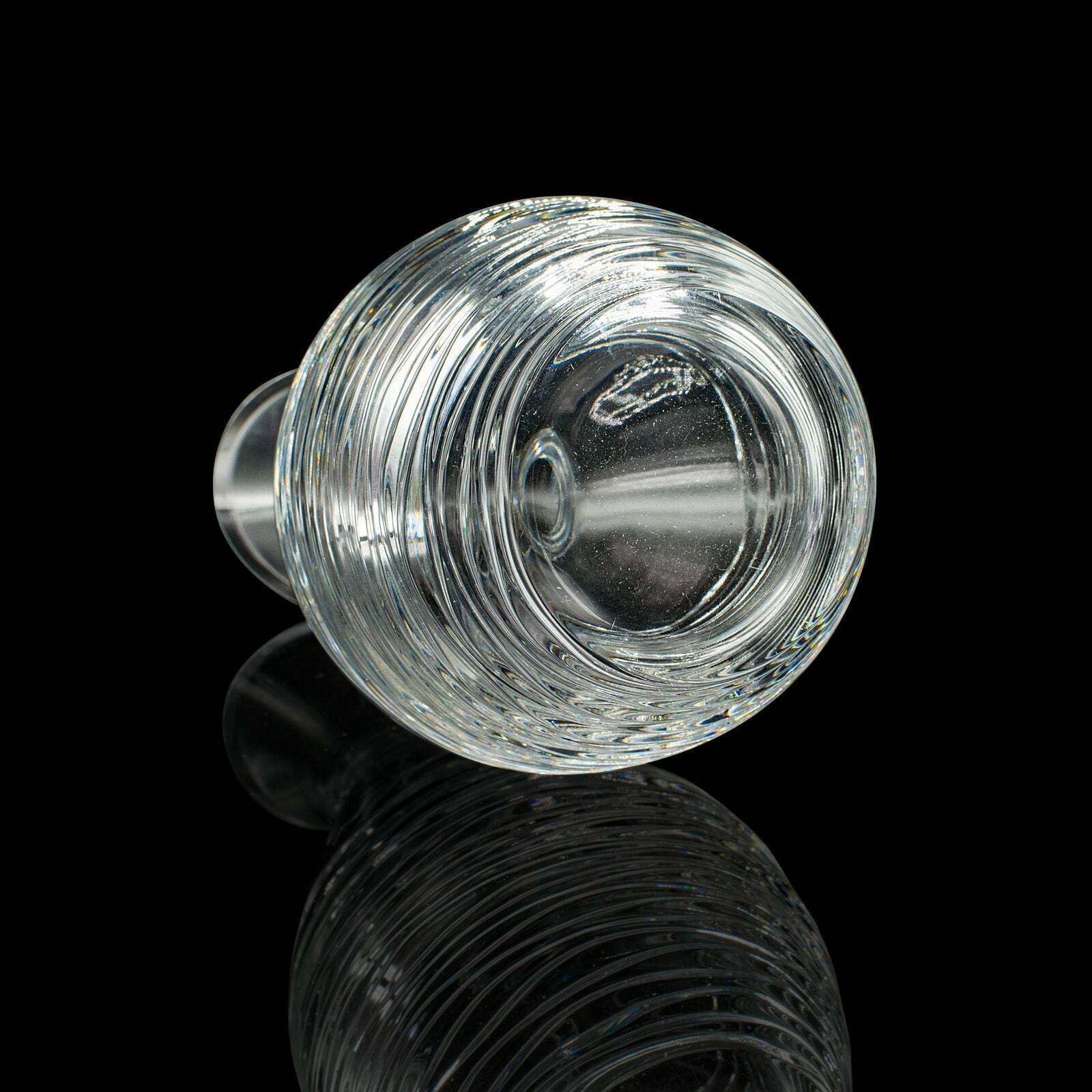 Vintage Lemonade Refresher, Italian, Glass, Serving Ewer, Decanter, Circa 1970 photo vintage