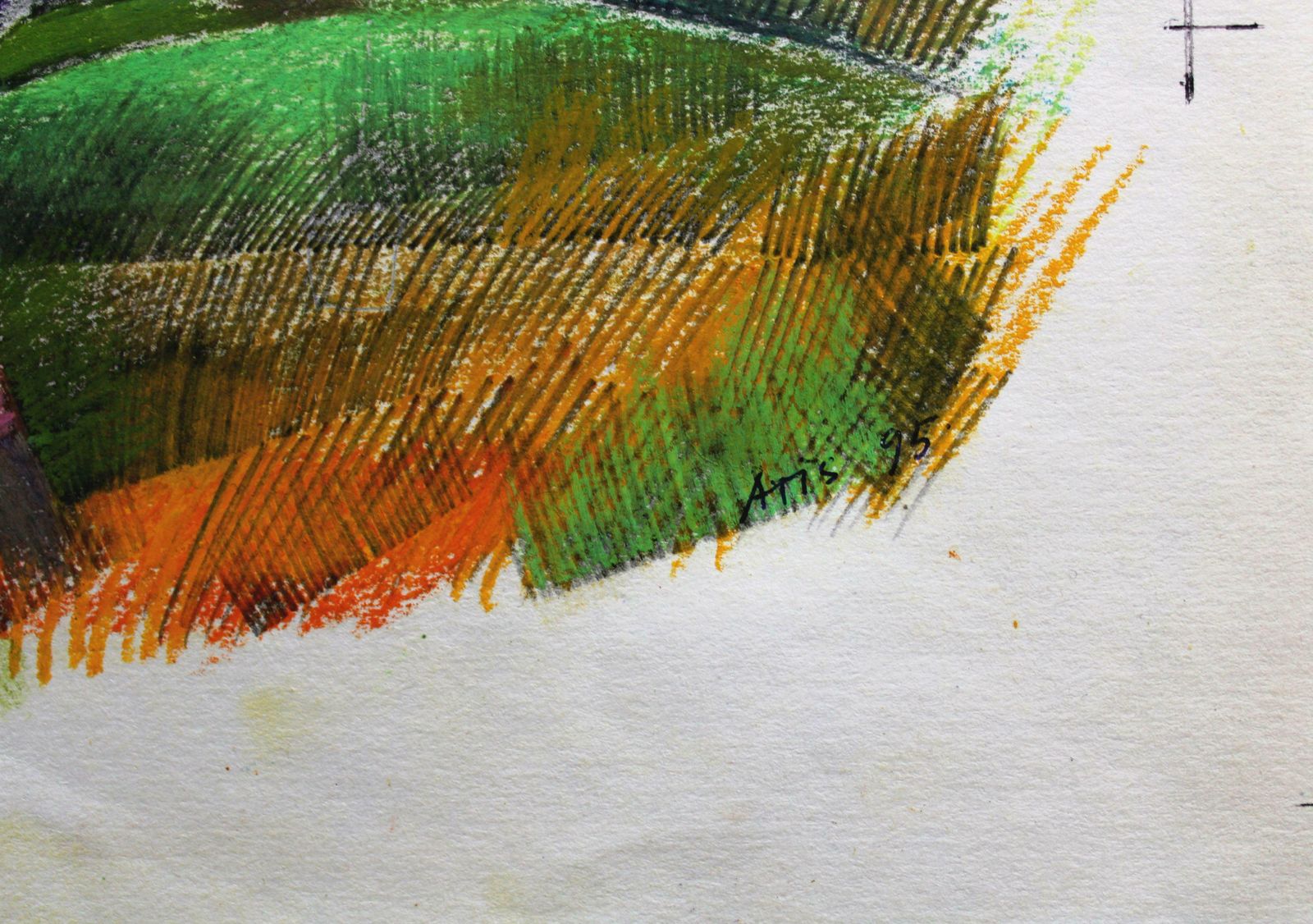 Atis Ievins The Way Home. 1995, Paper, Mixed Media, 15x22 Cm 1995 photo Art