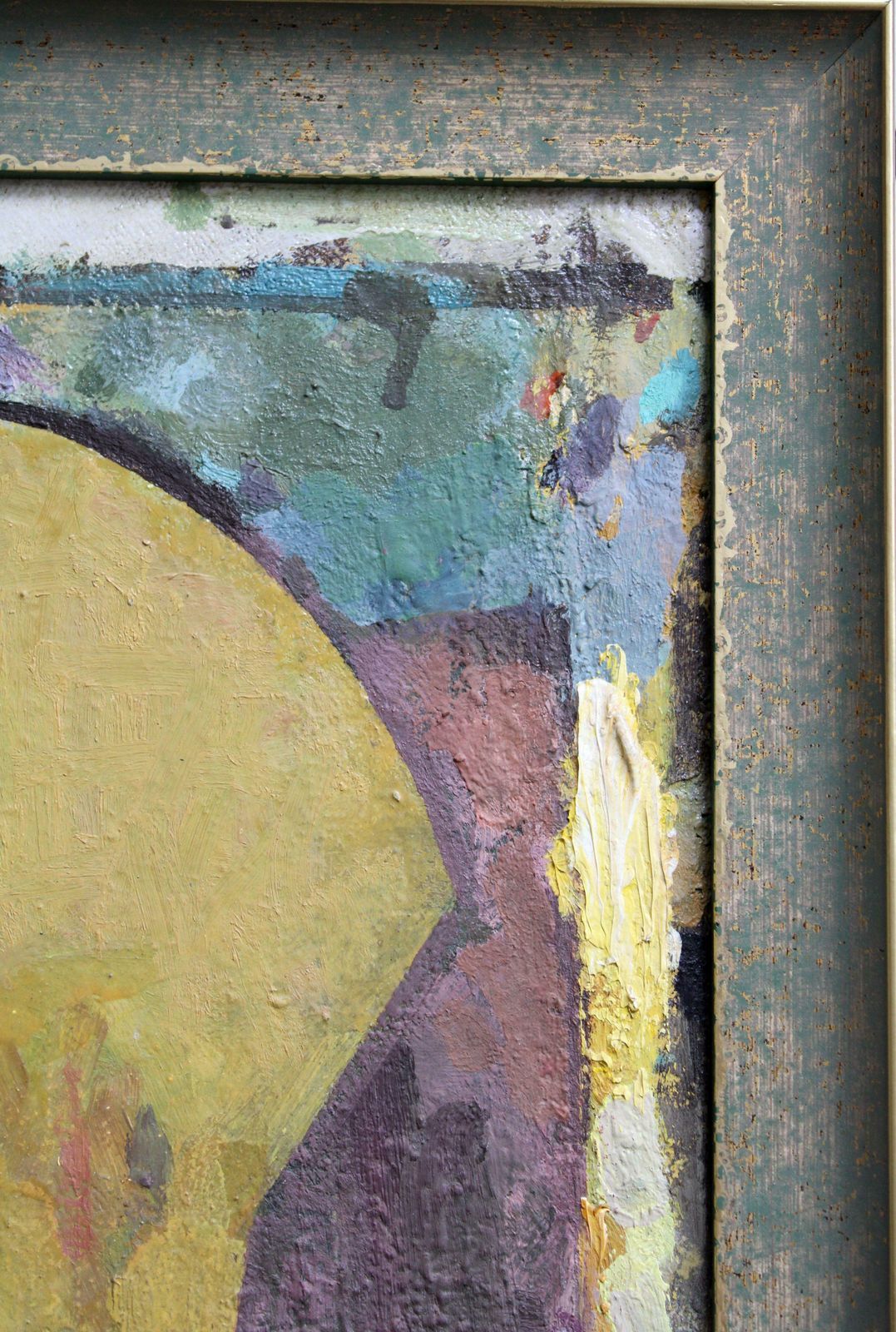 Victor Karnauh A Conversation. Oil, Canvas, Cardboard, 31, 5 X 27 Cm photo vinterior