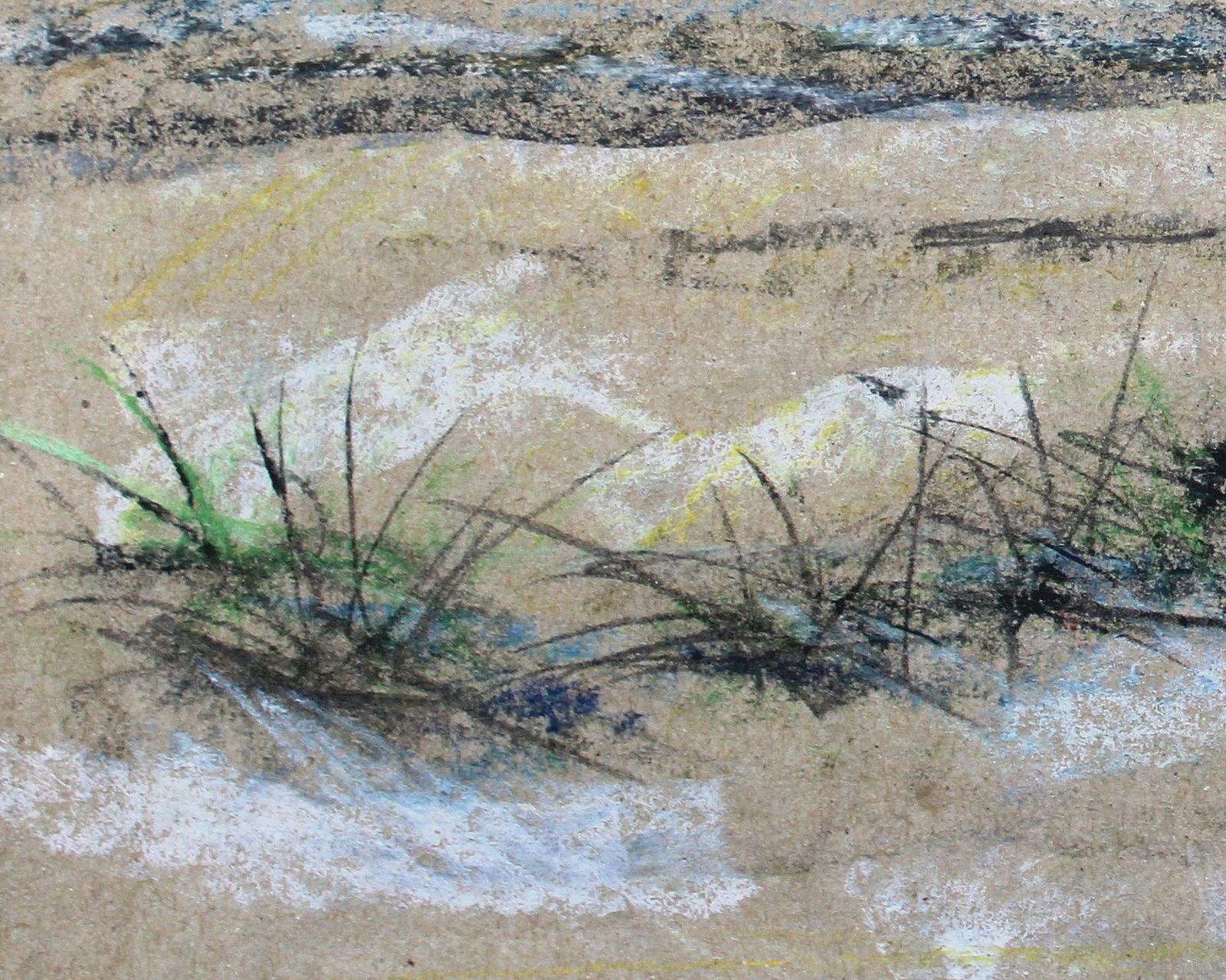 Victor Karnauh By The Sea. Paper, Pastel 27x33 Cm photo Art