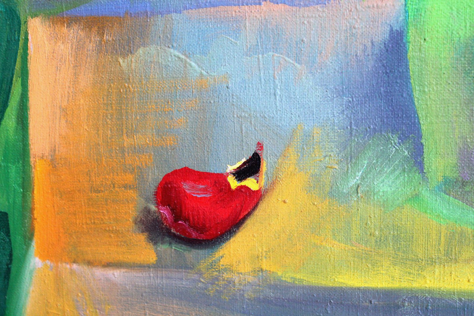 photo furniture Zita Sudnika Tulips With A Rainbow. Oil On Canvas, 70x80 Cm 2007