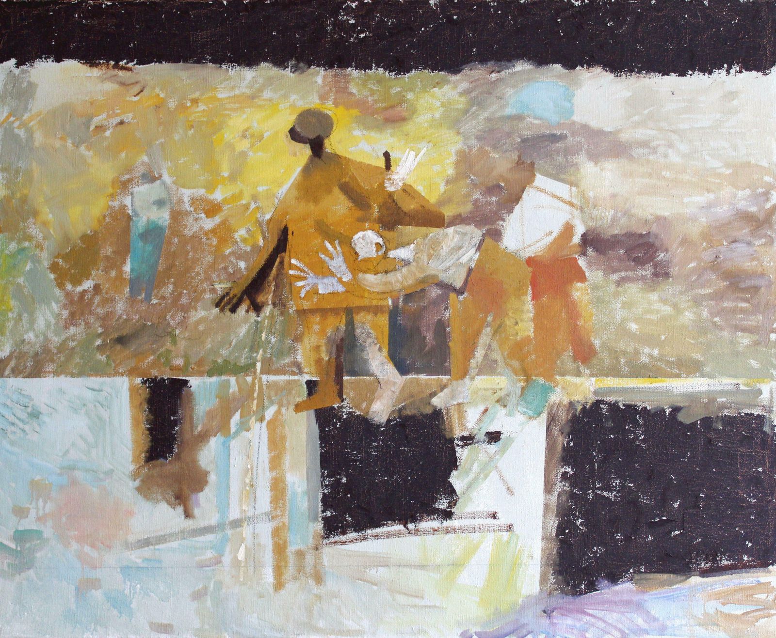 Victor Karnauh Wind. Oil On Canvas, 95x116 Cm