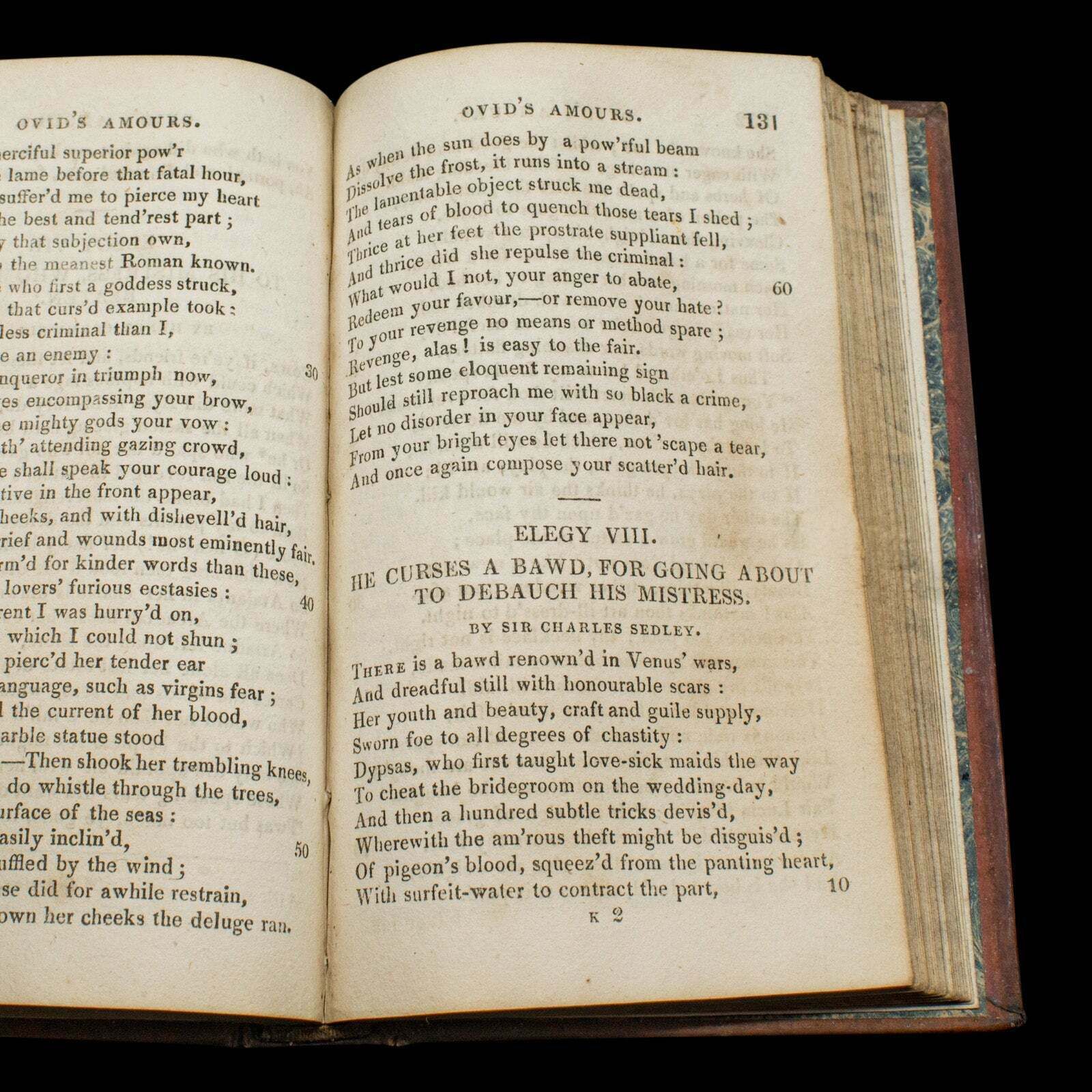 photo furniture Antique Book, Ovid's Art Of Love, English, Roman Period, Bound, Regency, C.1824
