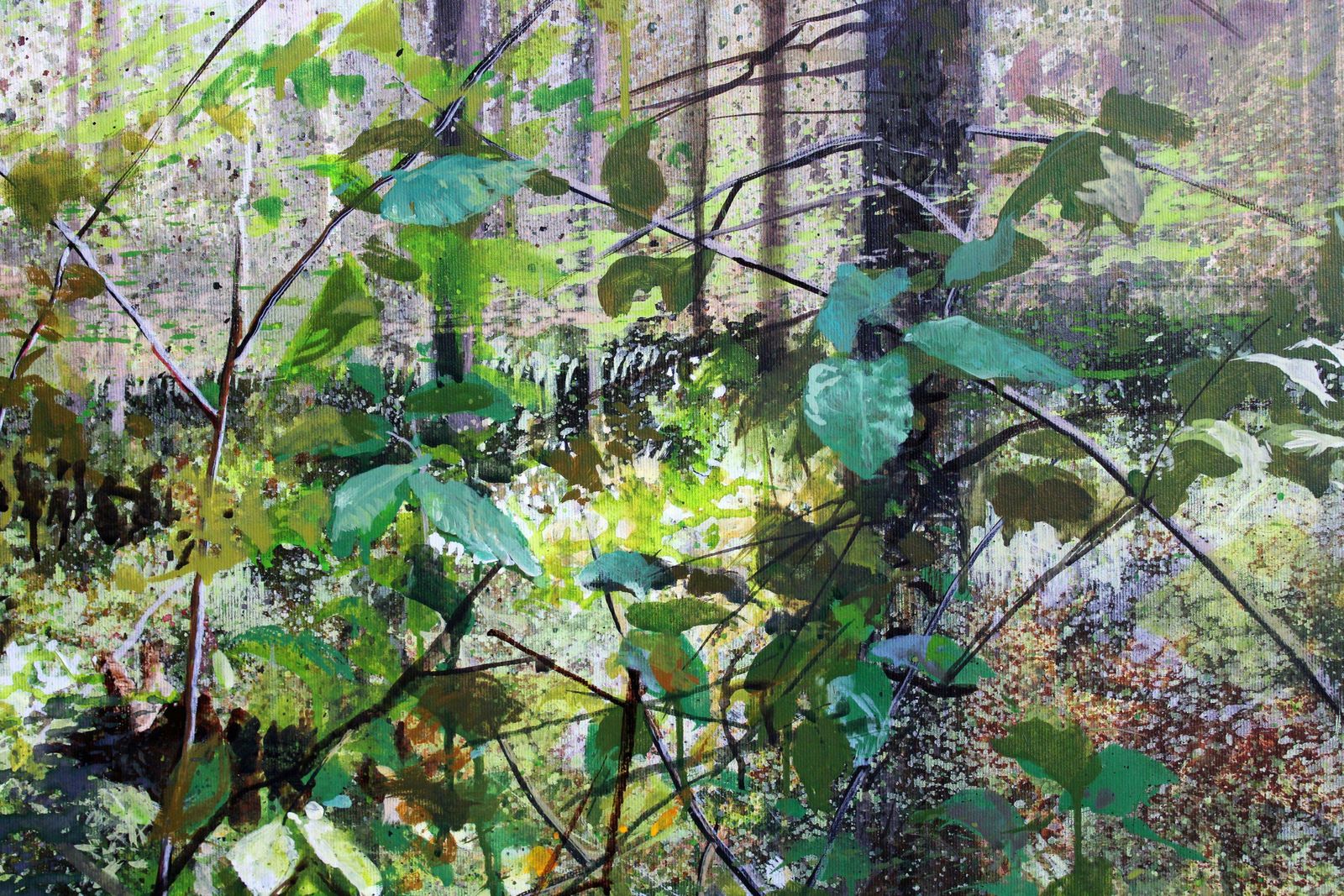 Janis Zingitis On The Forest Trail. 2023., Canvas, Acrylic, 90x120 Cm 2023 photo furniture