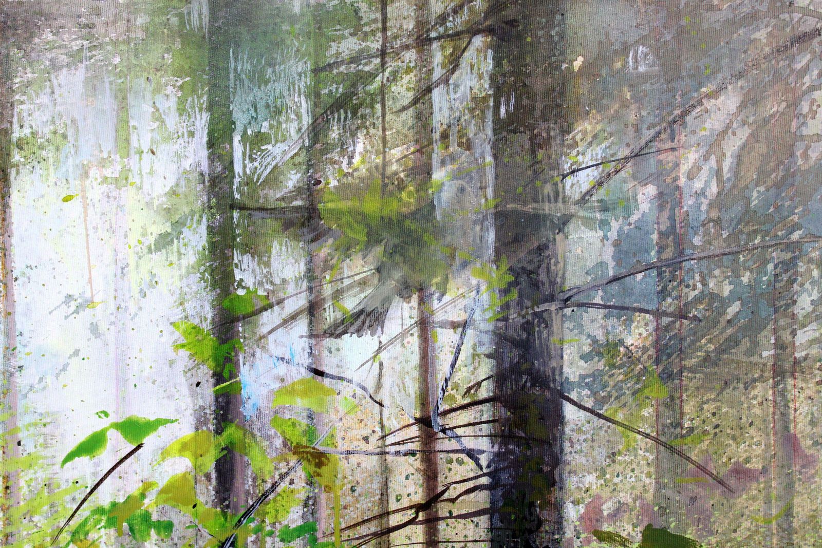 Janis Zingitis On The Forest Trail. 2023., Canvas, Acrylic, 90x120 Cm 2023 photo Art