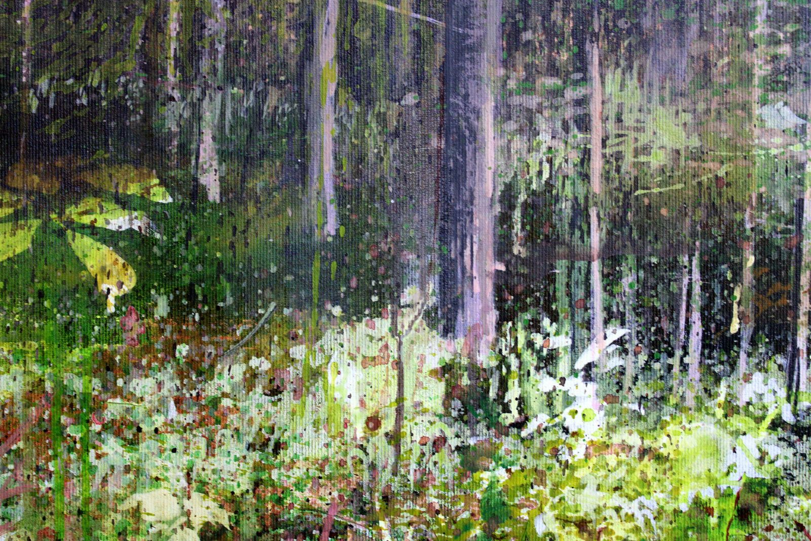Janis Zingitis On The Forest Trail. 2023., Canvas, Acrylic, 90x120 Cm 2023 photo buy