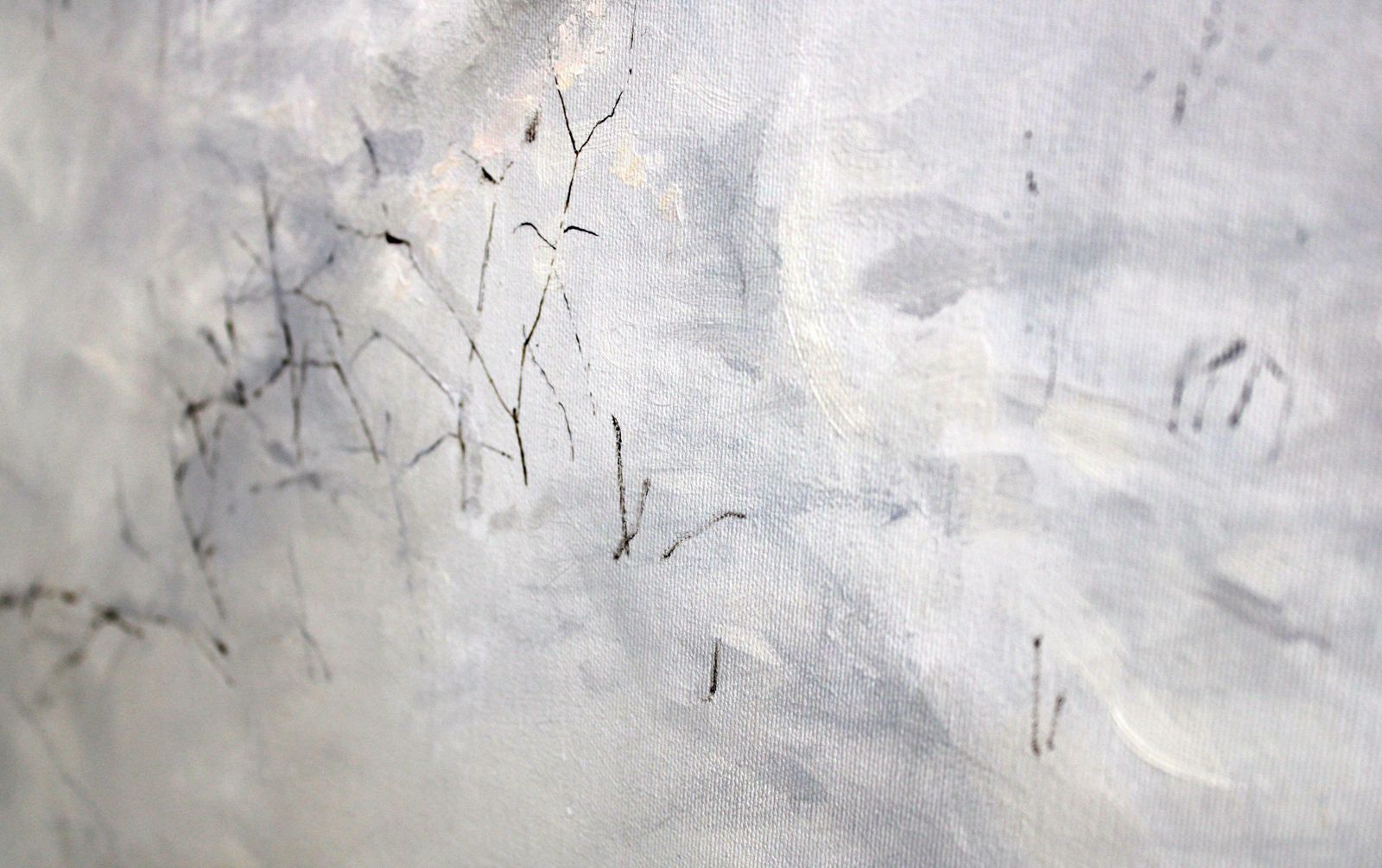 photo for sale Janis Zingitis Winter Road In The Forest. 2023, Oil On Canvas, 60x80 Cm 2023