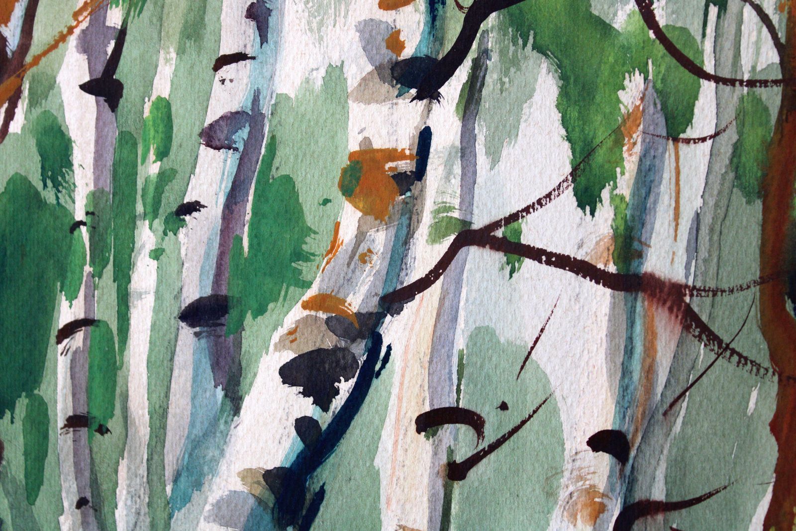 Janis Brekte Lake. 1965, Paper, Watercolor, 52x67 Cm 1965 photo 773.0