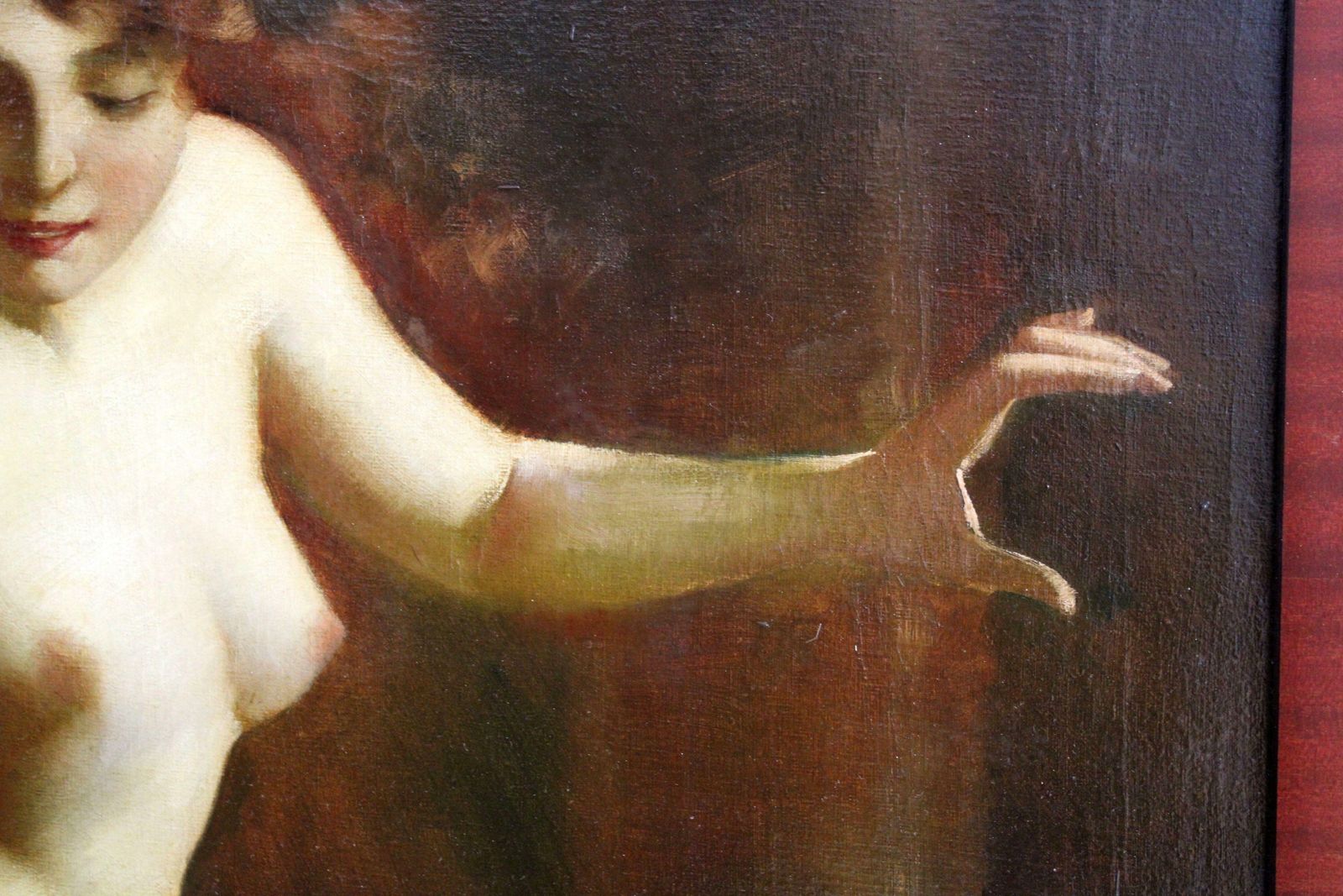 Eugen Ansen Hofmann Oriental Motif. Oil On Canvas, 100x73.5 Cm photo vintage