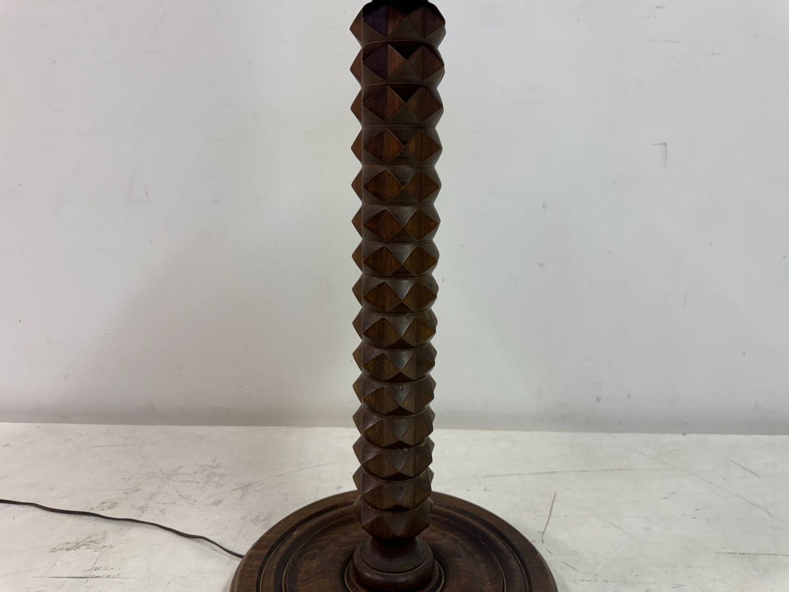 Carved French Floor Lamp In The Style Of Charles Dudouyt photo buy