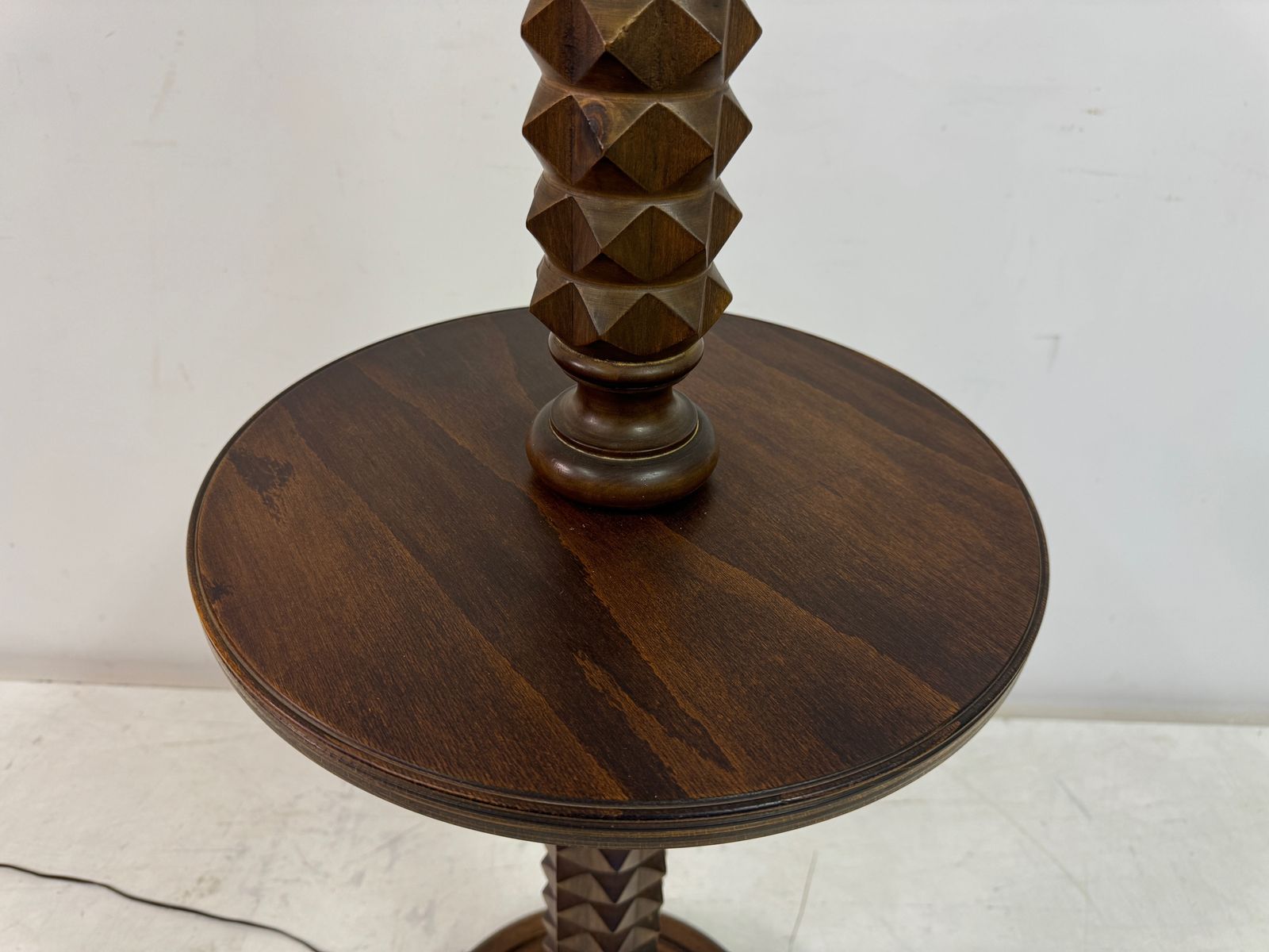 photo furniture Carved French Floor Lamp In The Style Of Charles Dudouyt