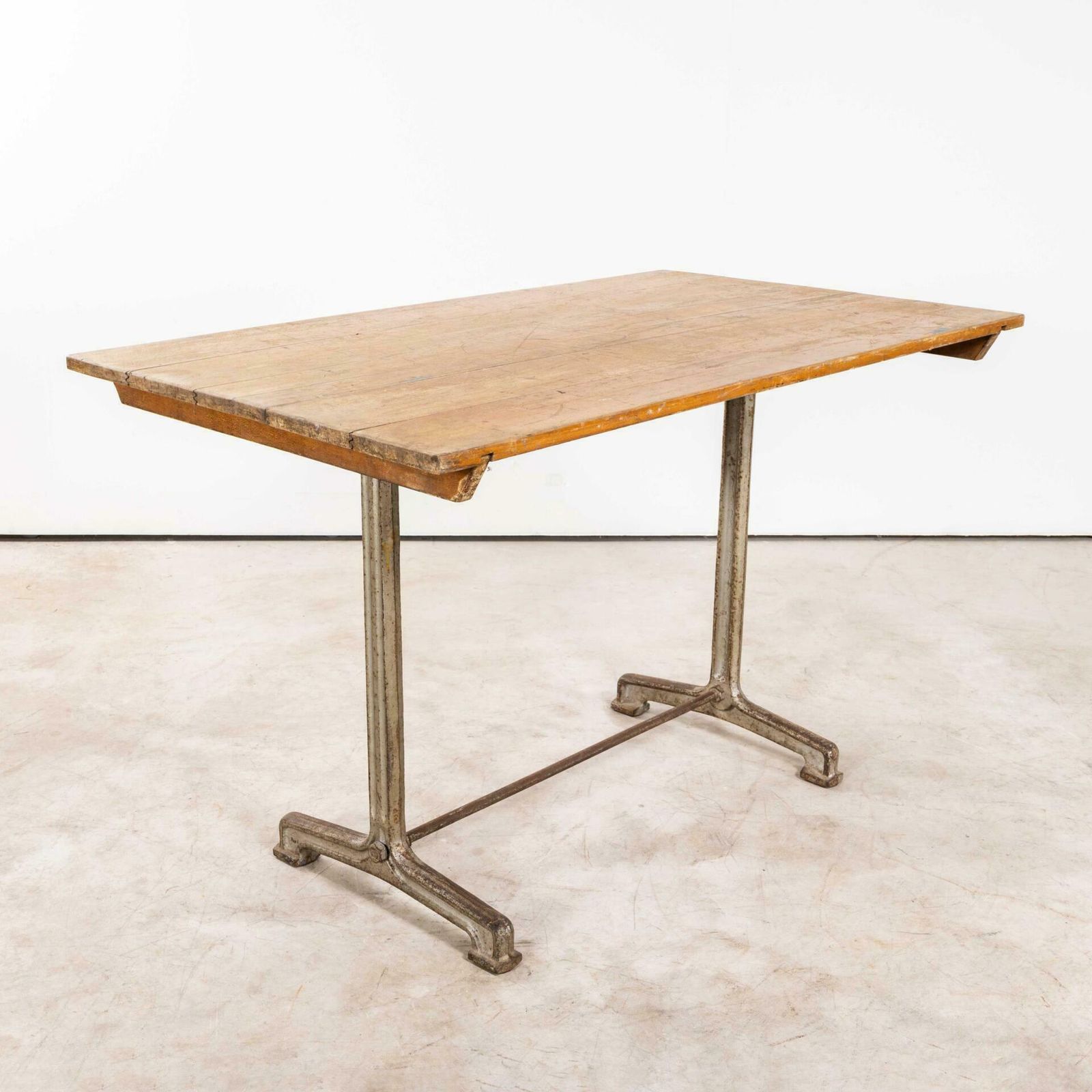 1930’s Original Cast Base Fischel Bistro Dining Table photo 834.0