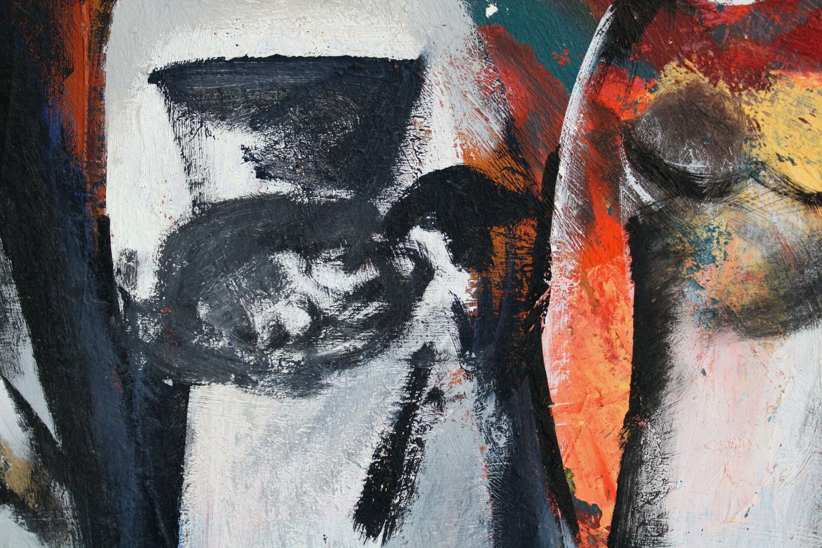 Aleksandr Rodin Birth Of The Lamb. Cardboard, Oil, 65x60 Cm photo vinterior