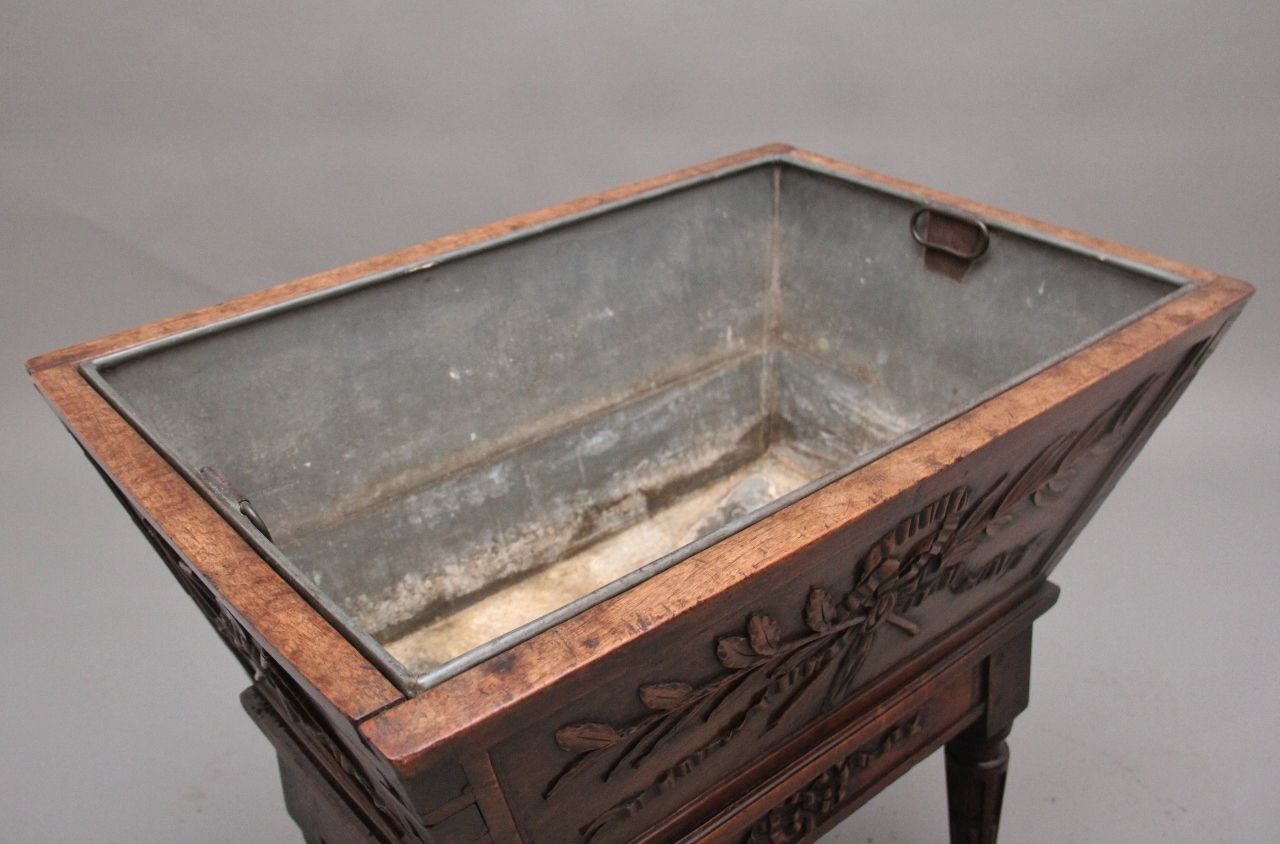 18th Century French Walnut Wine Cooler photo Home Decor