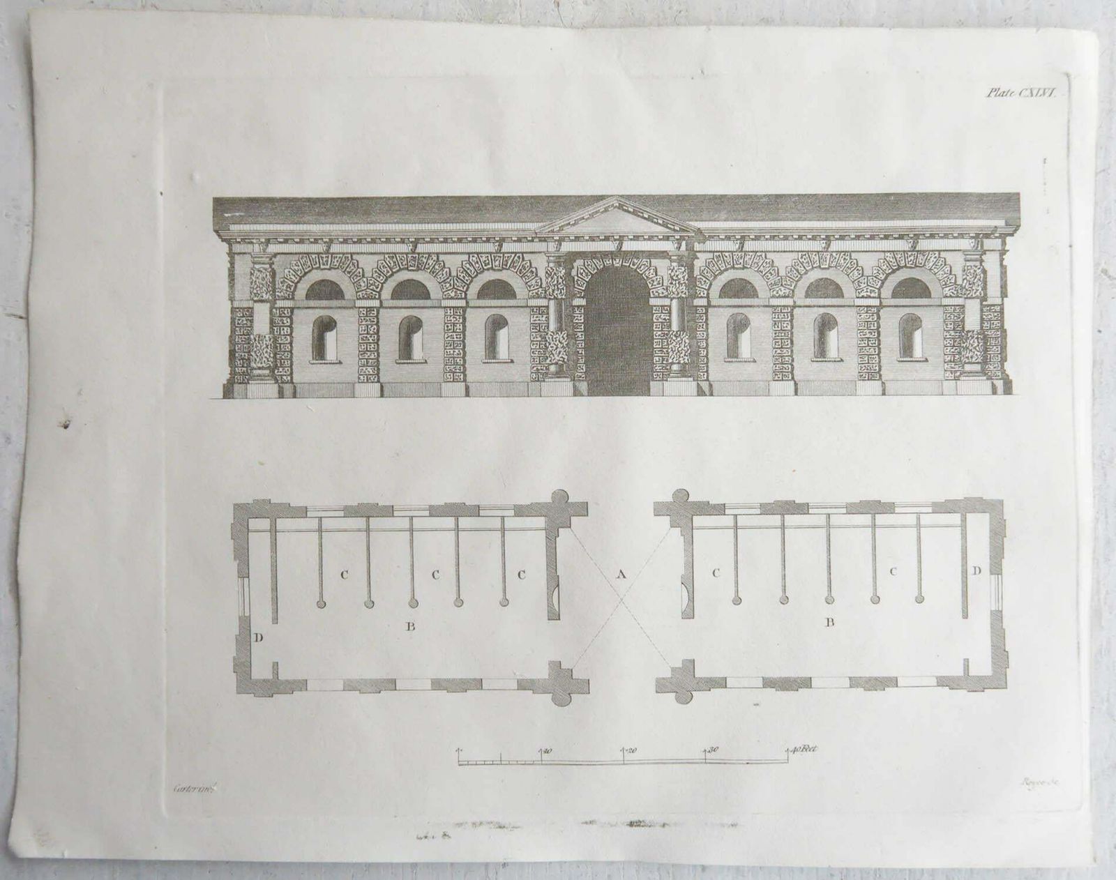 Set Of 6 Original Antique Architectural Prints After L.Carter. C. 1813 photo furniture