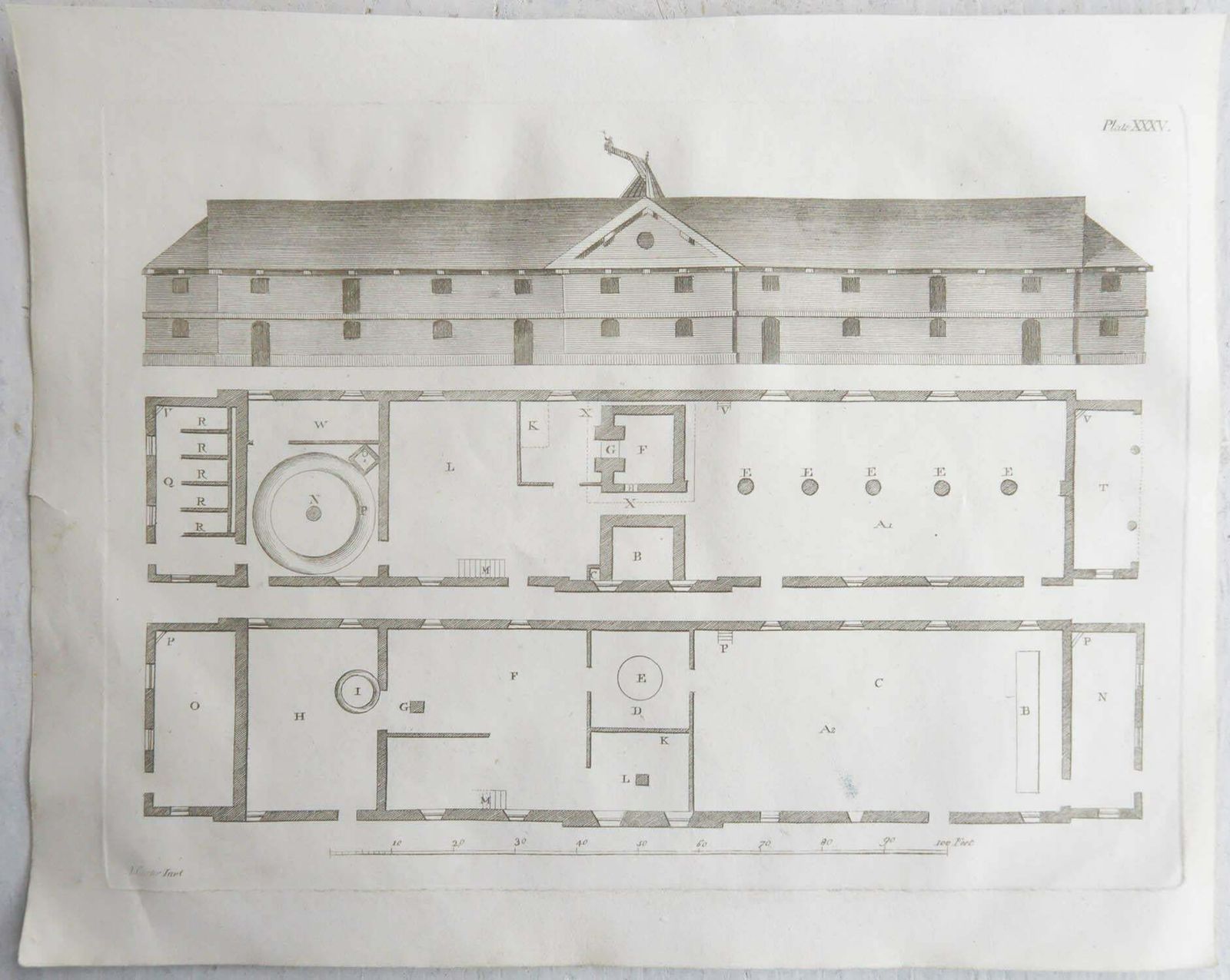Set Of 6 Original Antique Architectural Prints After L.Carter. C. 1813 photo Art