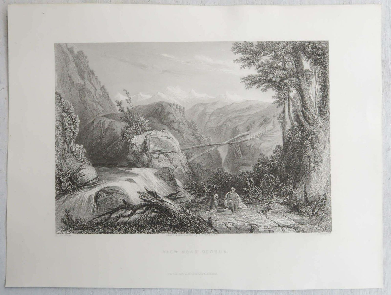 Set Of 15 Original Antique Prints Of The Himalayas, India, Circa 1830 photo 220.0