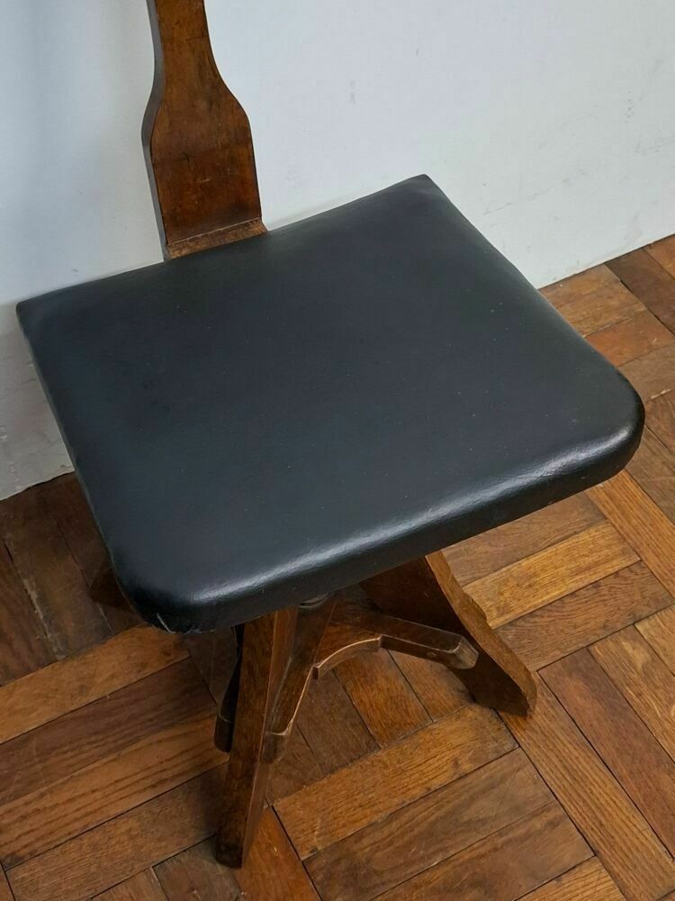 Draftmans/ Operators Stool By Glenisters Of High Wycombe, England, Wwii photo for sale