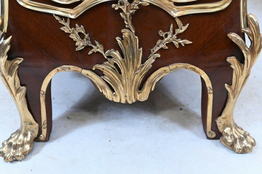 Pair French Pedestal Stands Ormolu Inlay After Linke photo buy