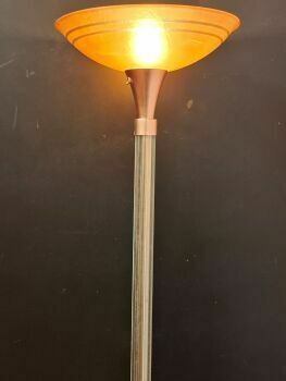 Art Deco Glass Floor Lamp, 1930s photo vinterior