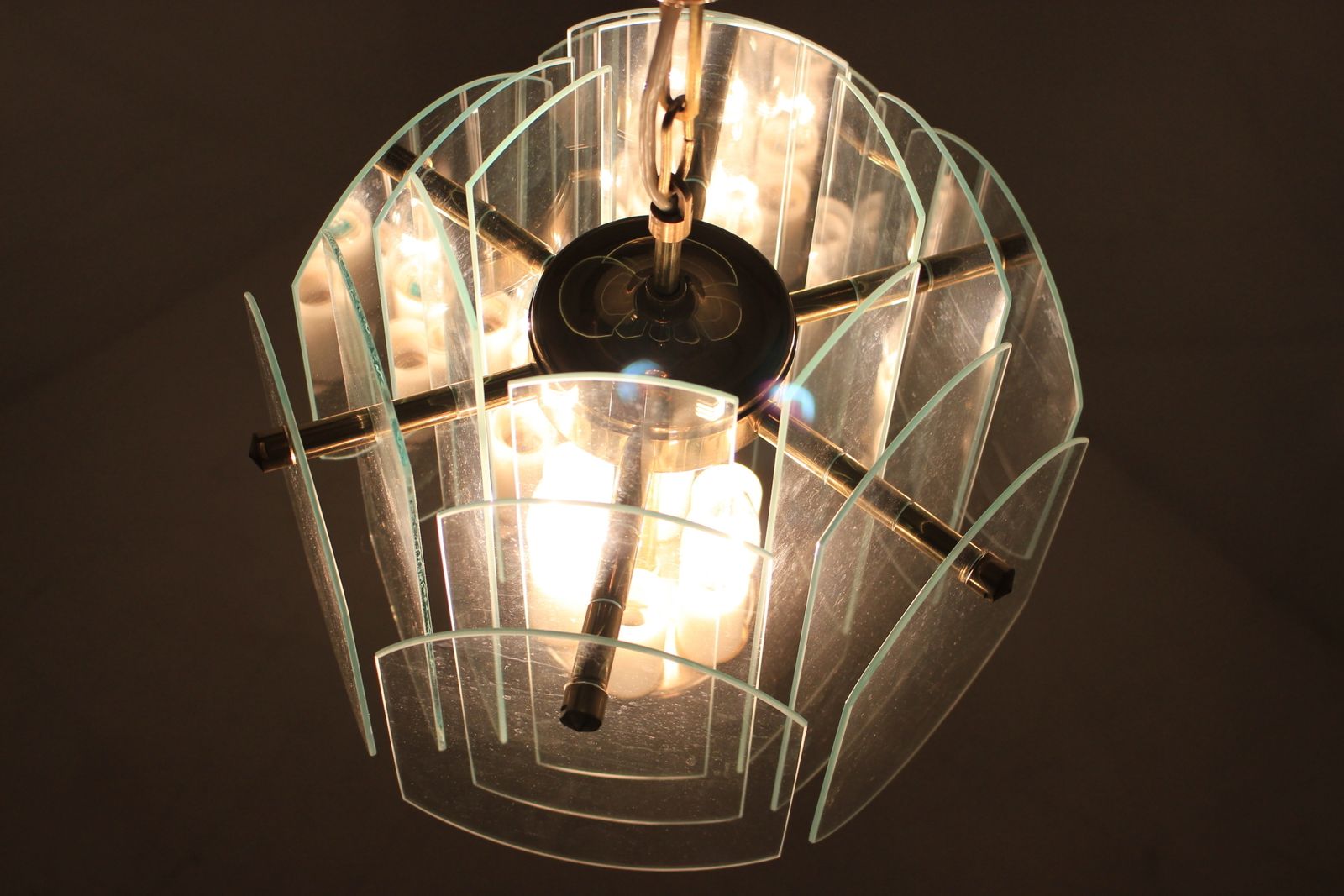 Glass Pendant, 1980s photo furniture