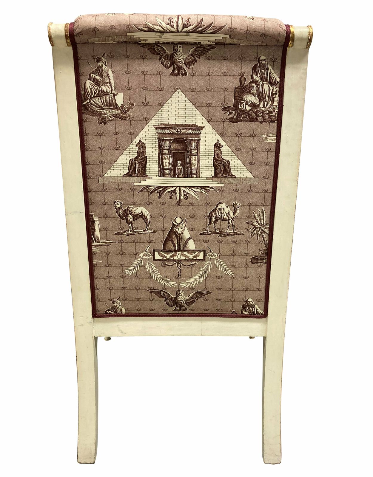 A Painted & Gilded French Empire Armchair photo Furniture