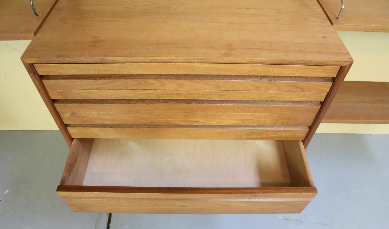 Furniture Poul Cadovius Xxl Royal System Danish Modern Teak Wall Unit Shelving, 1960 photo