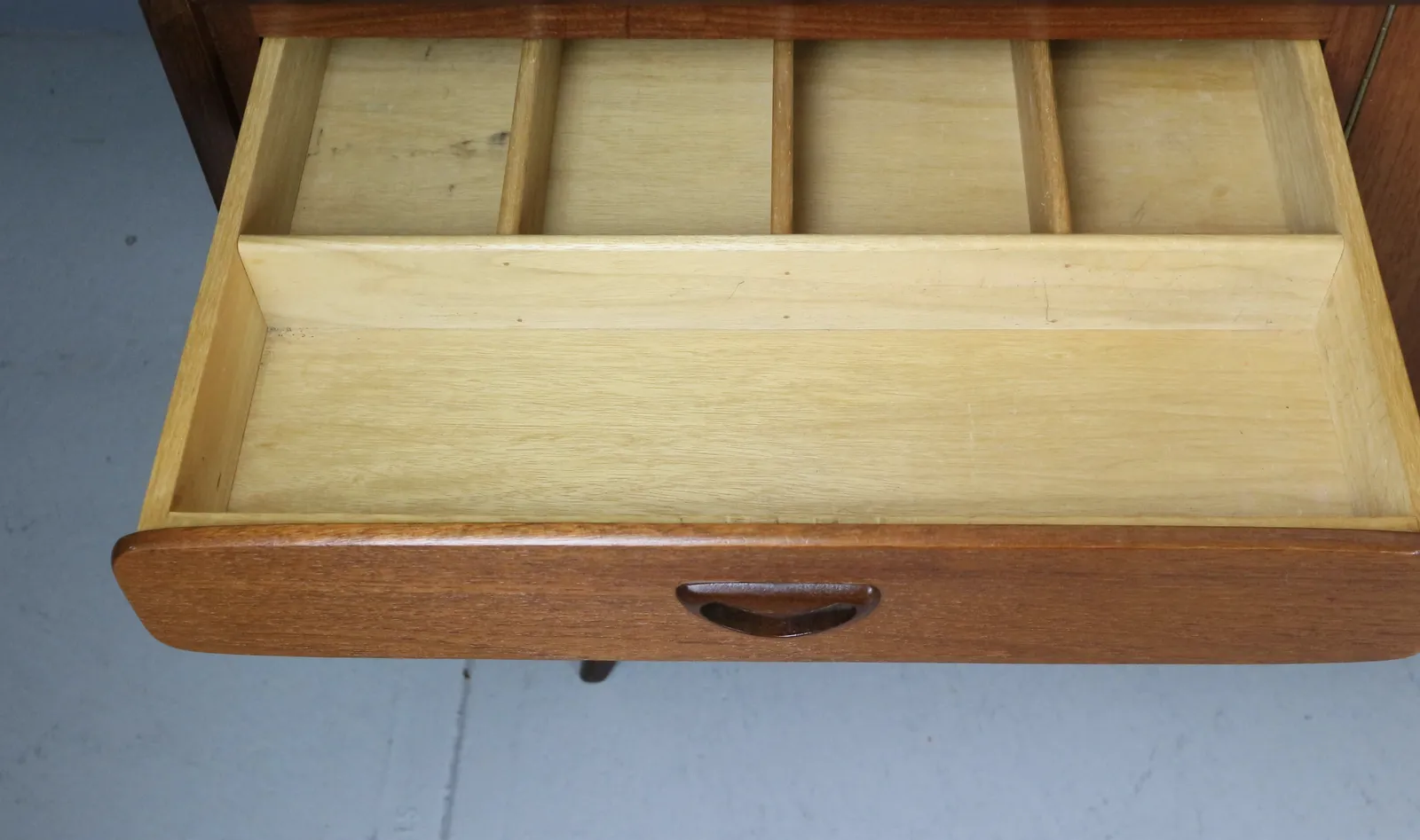 1500.0 Louis Van Teeffelen Teak Highboard / Credenza For Wébé, 1960s photo