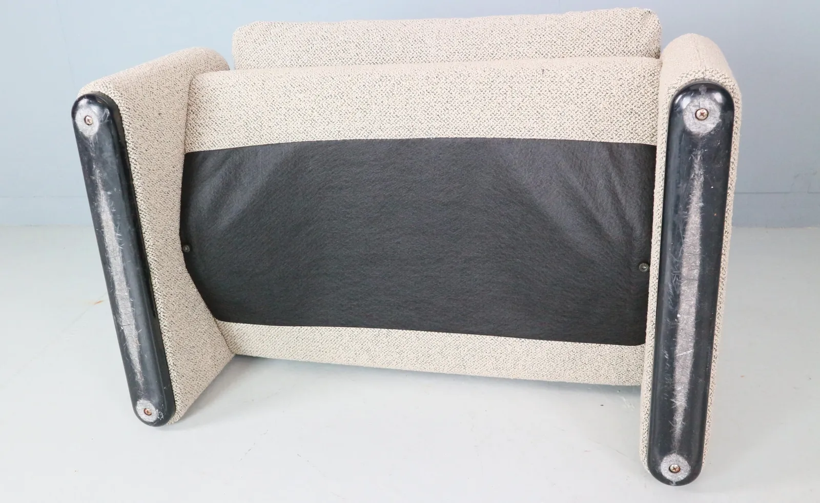 Vico Magistretti "Maralunga" Footstool Re Upholstered For Cassina photo Furniture